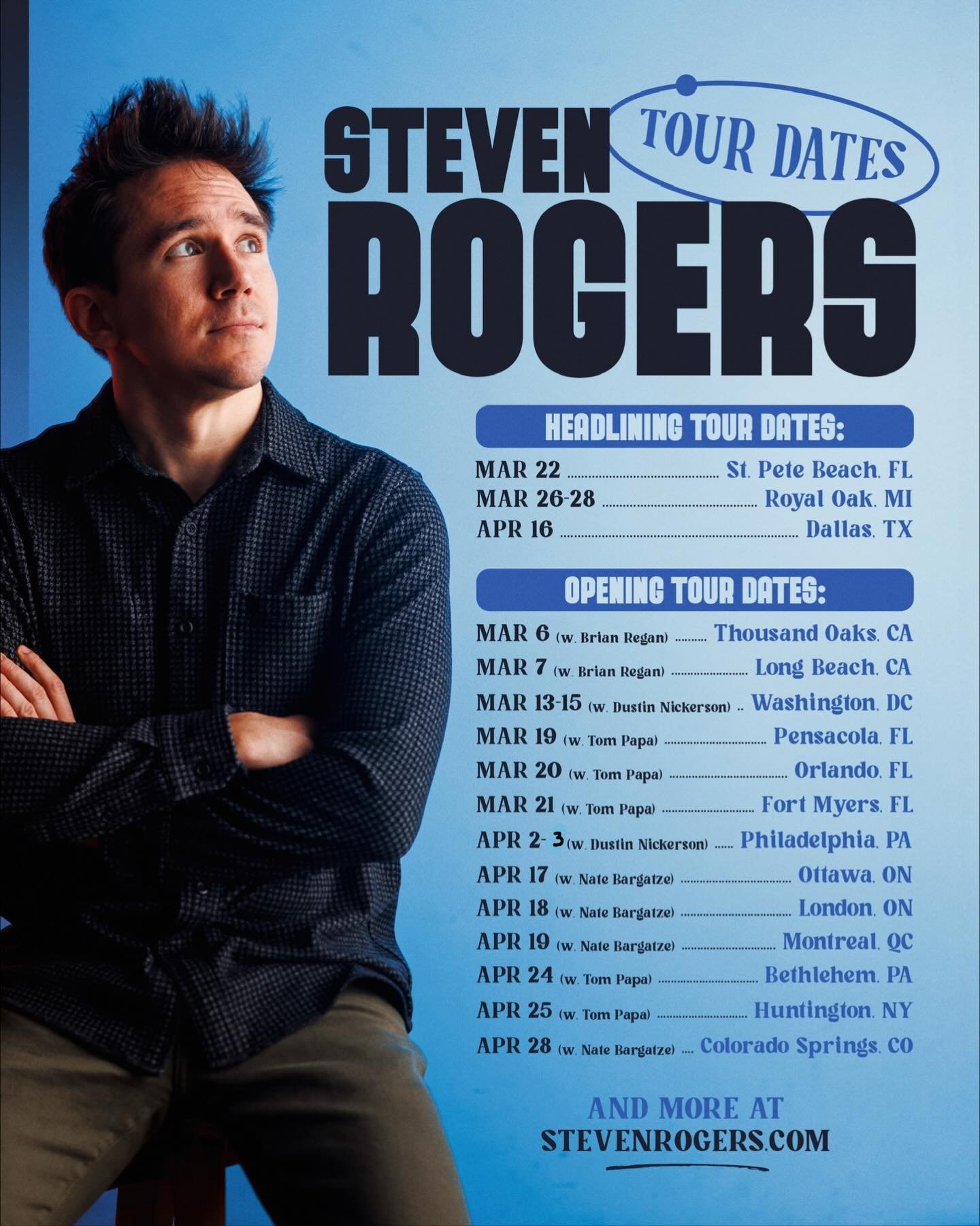 Woahhhh look at all these shows! Hope to see you at them. We can laugh and talk about how ELO rules. Anyways get your tickets now! Link in bio. Love you.

📸 @johnandhiscamera