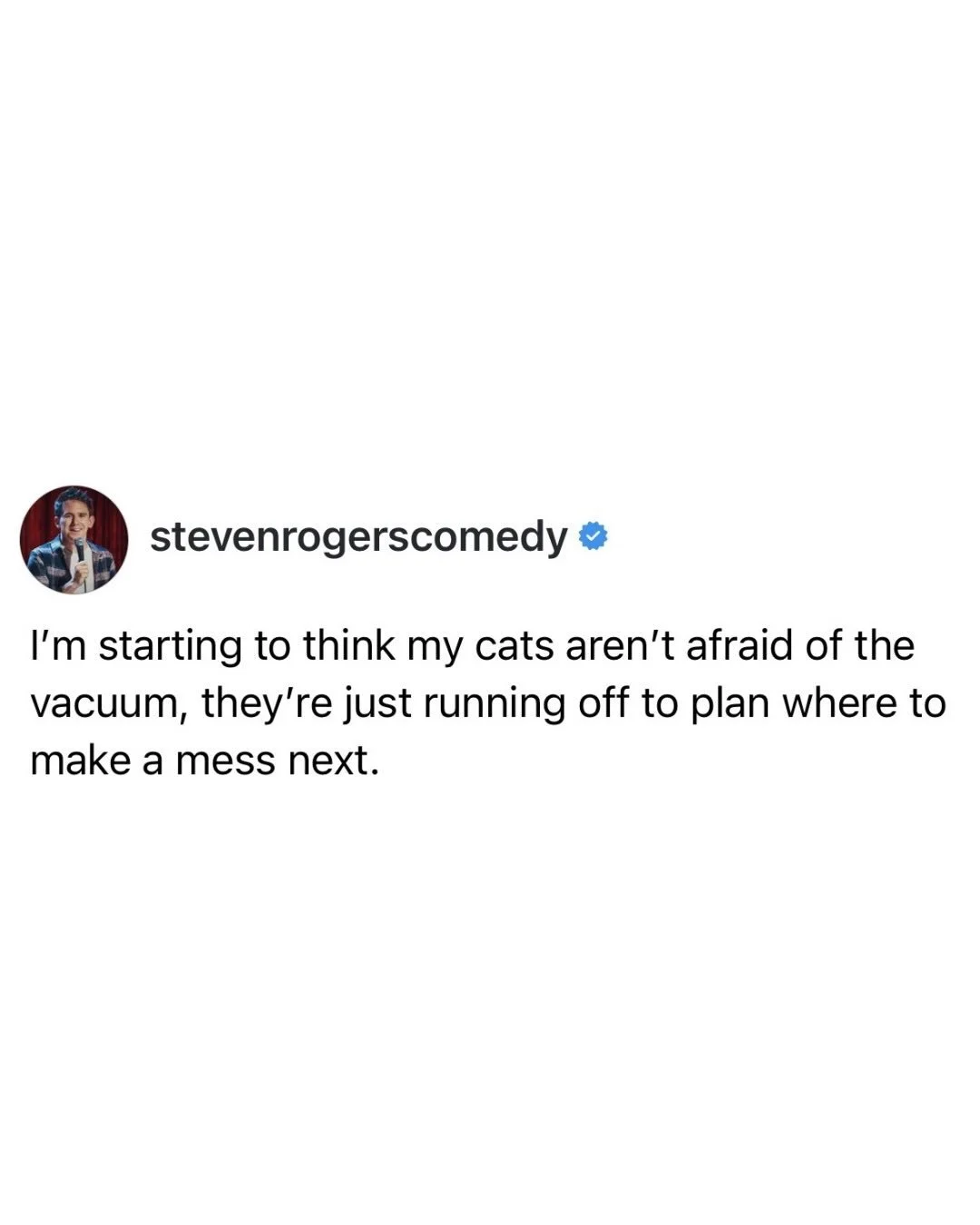 Jokes! 🐈 🚽 🐻 

April 16 | Dallas, TX
May 8-9 | Houston, TX
May 21-23 | Boston, MA
May 30 | London England 

#comedy #threads #instagood #silly #stevenrogers