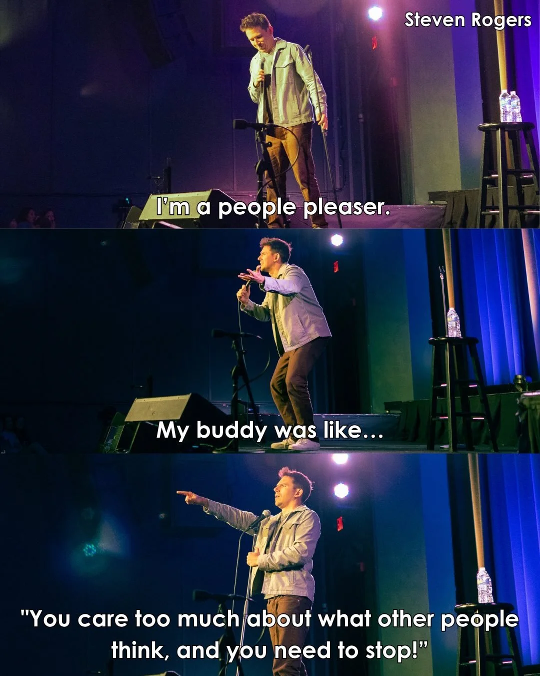 Hope it&rsquo;s cool with you that I post this. 

April 16 | Dallas, TX
May 8-9 | Houston, TX
May 21-23 | Boston, MA
May 30 | London England 

#standupcomedy #jokes #silly #stevenrogers #anxiety