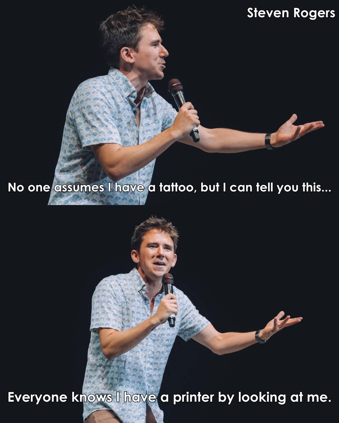 Only ink I&rsquo;ve got is from all the bits I&rsquo;m writing ✍️ 

Look, making captions is a struggle for me. Just know I want to make you laugh and I will be happy to do it at any of these shows. Come see me!

April 16 | Dallas, TX
May 7 | Queens,