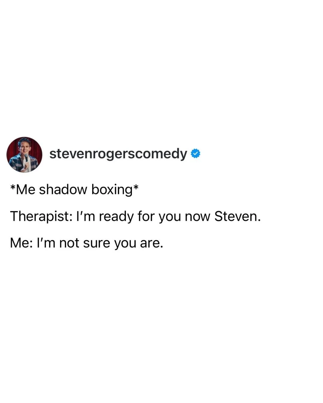 Warmed up💭 🥊 

May 21-23 | Boston, MA 
August 19-20 | Austin, TX
September 17-19 | Cleveland, OH

#jokes #comedy #standupcomedy #anxiety