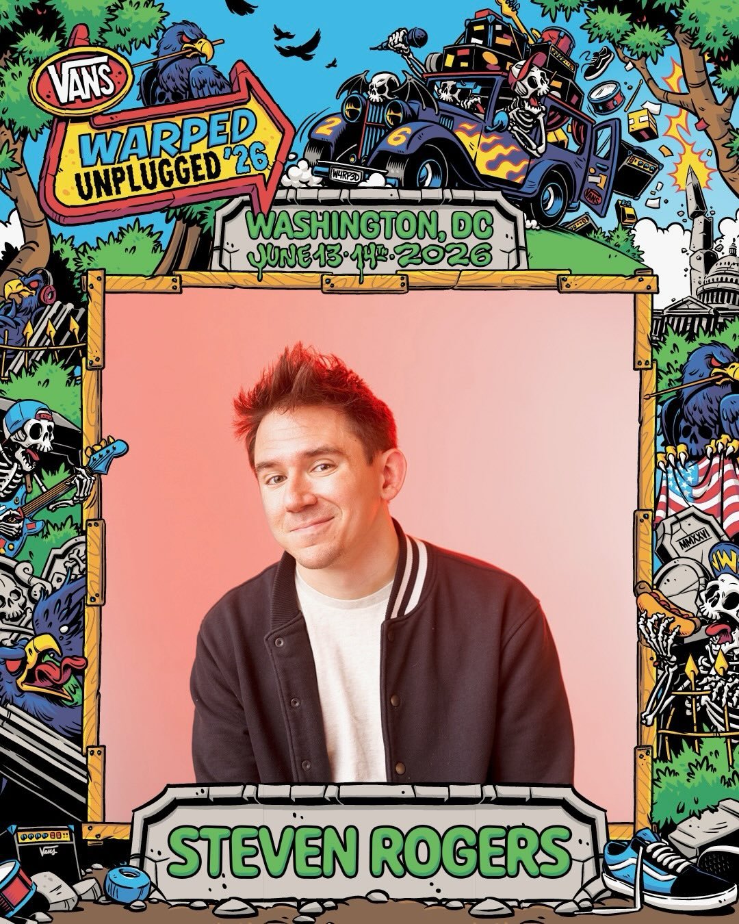Washington, DC! I&rsquo;m excited to announce that I&rsquo;ll be performing at @vanswarpedtour, happening June 13-15 at the Festival Grounds at RFK Campus #vanswarpedtour #warpedtour