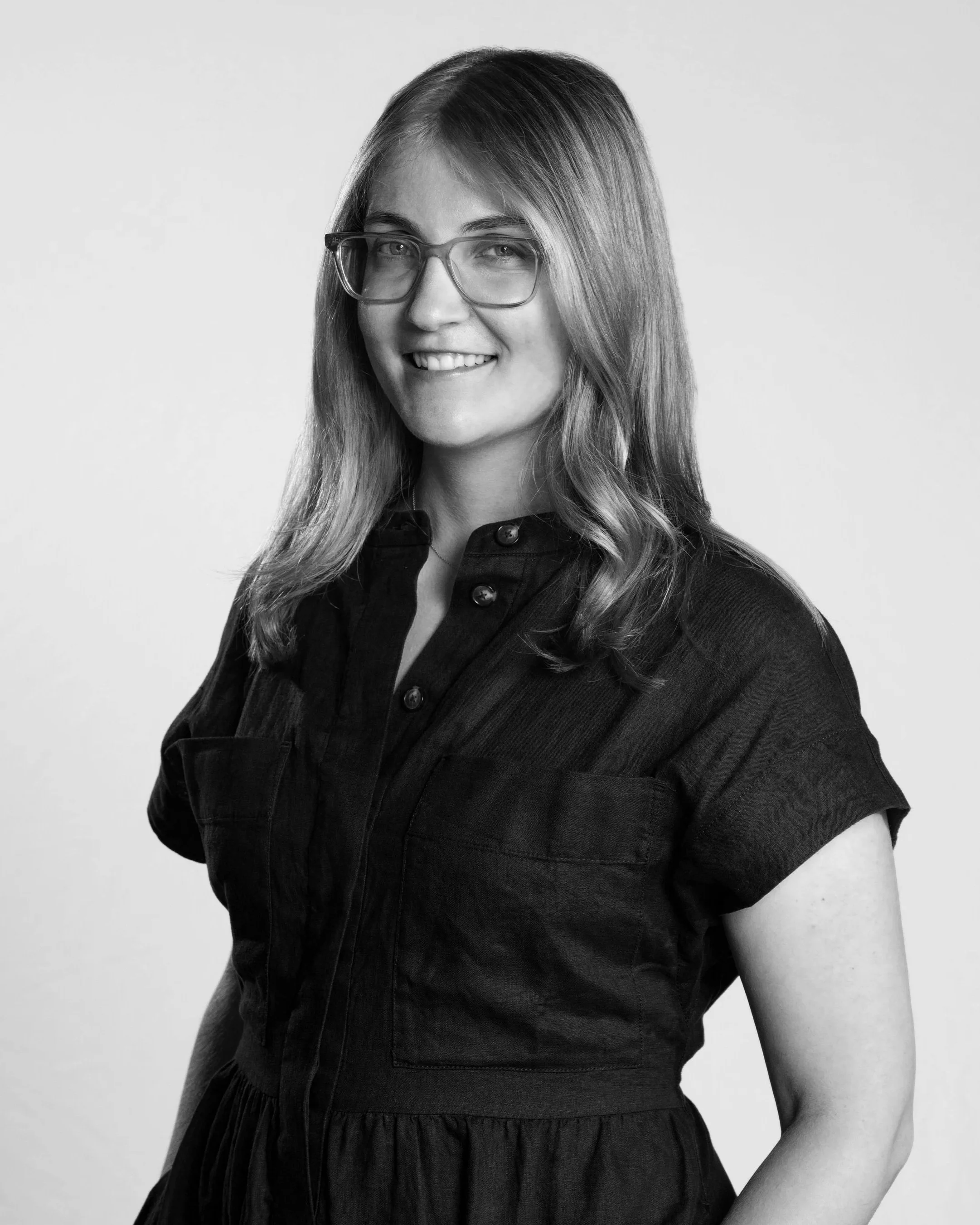 Black and white headshot of Christine Vecchione