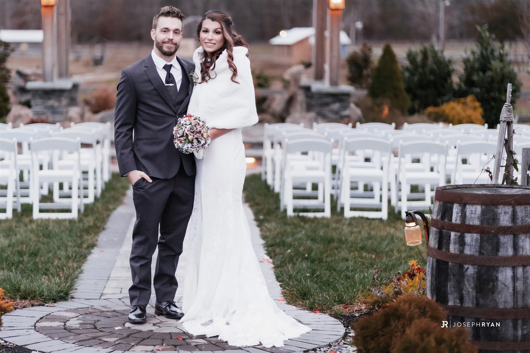 NJ Argos Farm Winter Wedding | Rachel + Brian