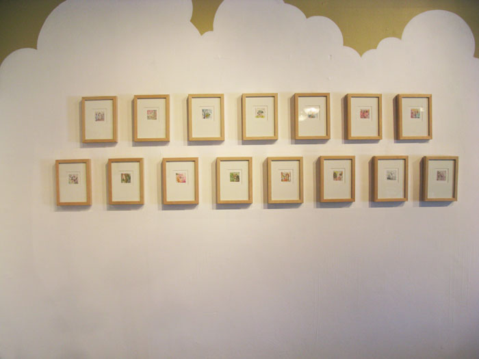 "15 Little Tales" is a series of small etching in 2 plates.