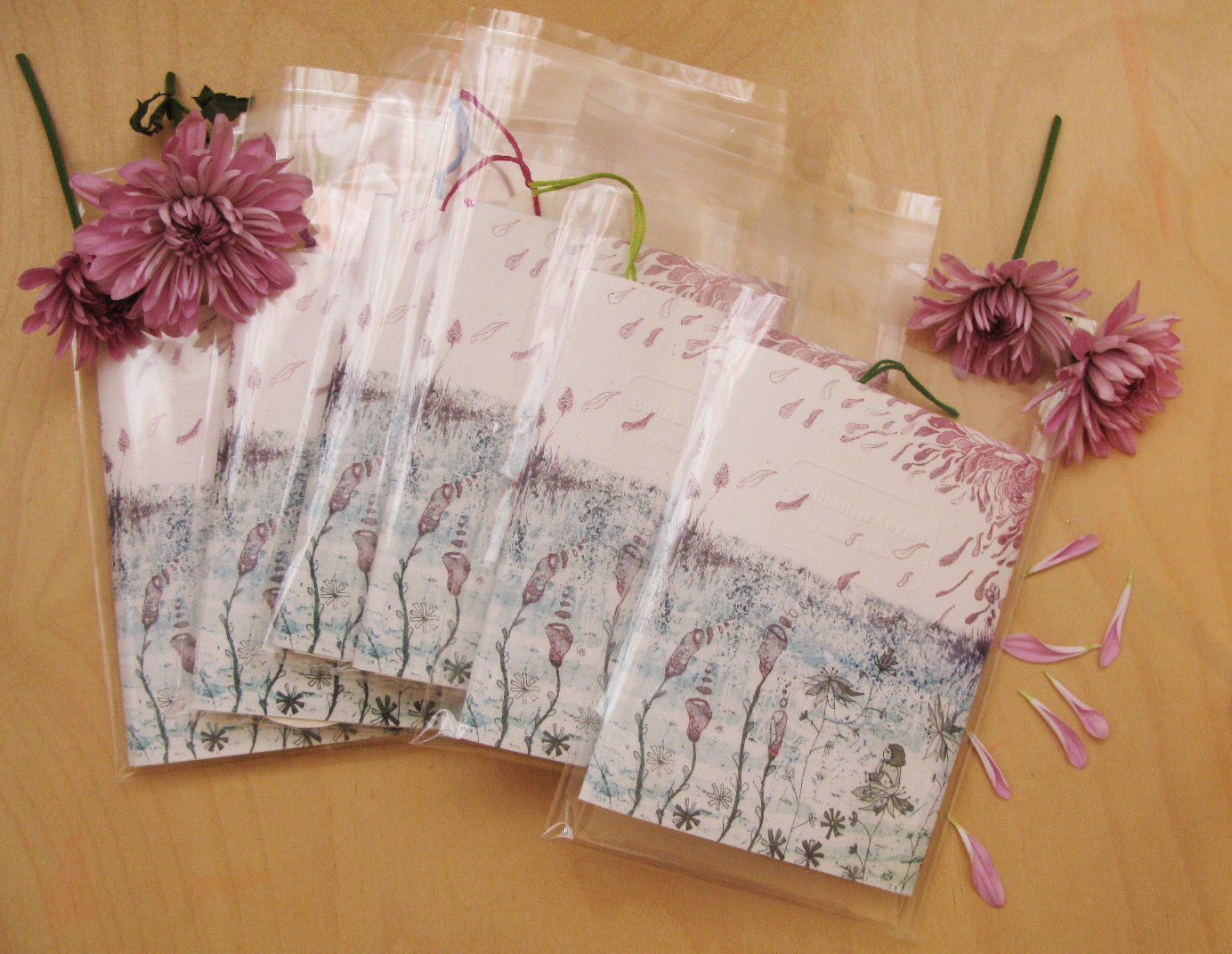 "Bottomless Swamp" book is a collection of Fumiha's 14 etching work acompanied by her words. All the ething work is reproduced in Giclée format, handcut and sewn together by the artist. Edition of 20. Size of the book is 4"x5". Comes with etched bookmark. To purchase this book, please go to my SHOP.