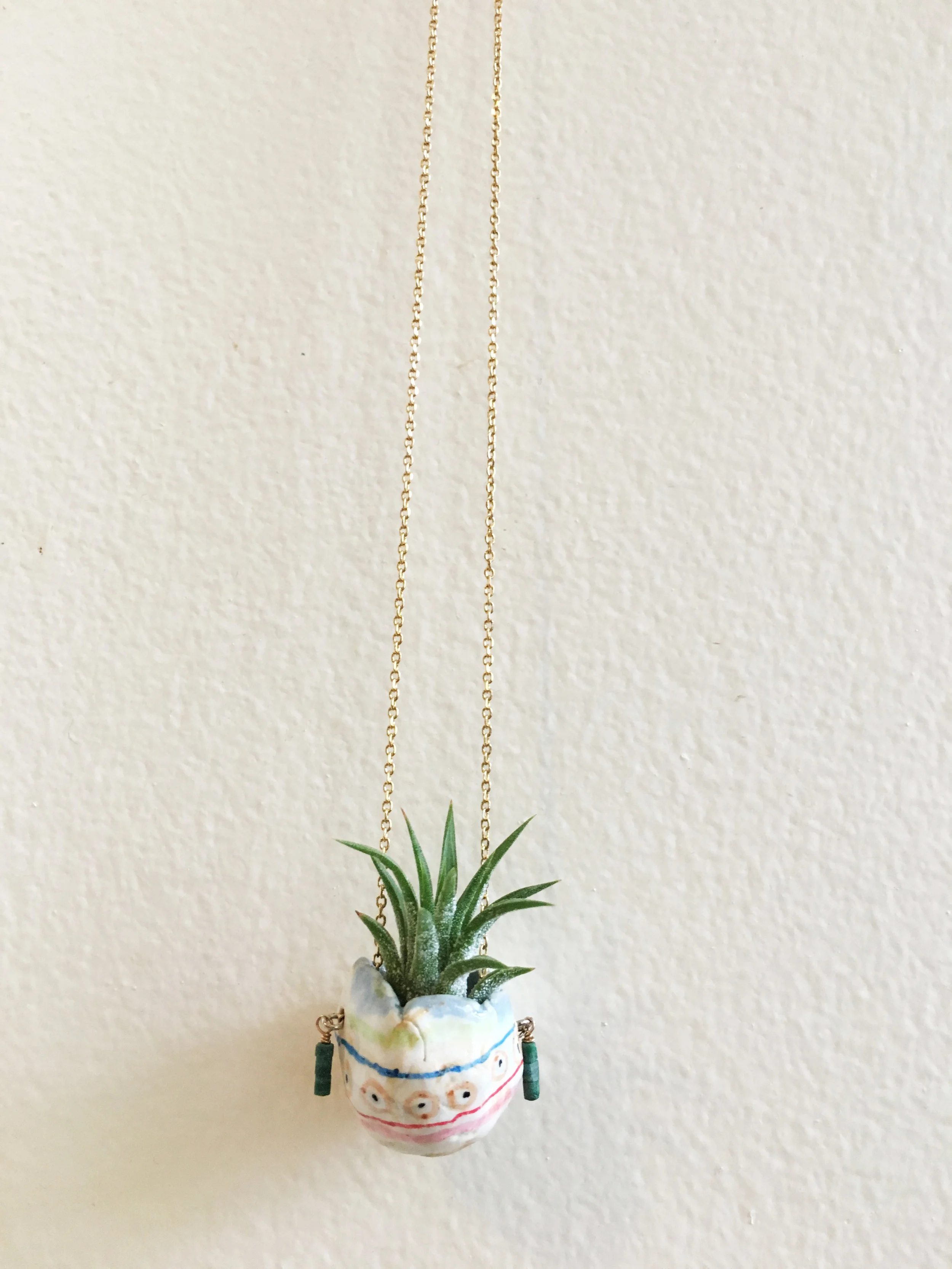 Spiky Air plant necklace