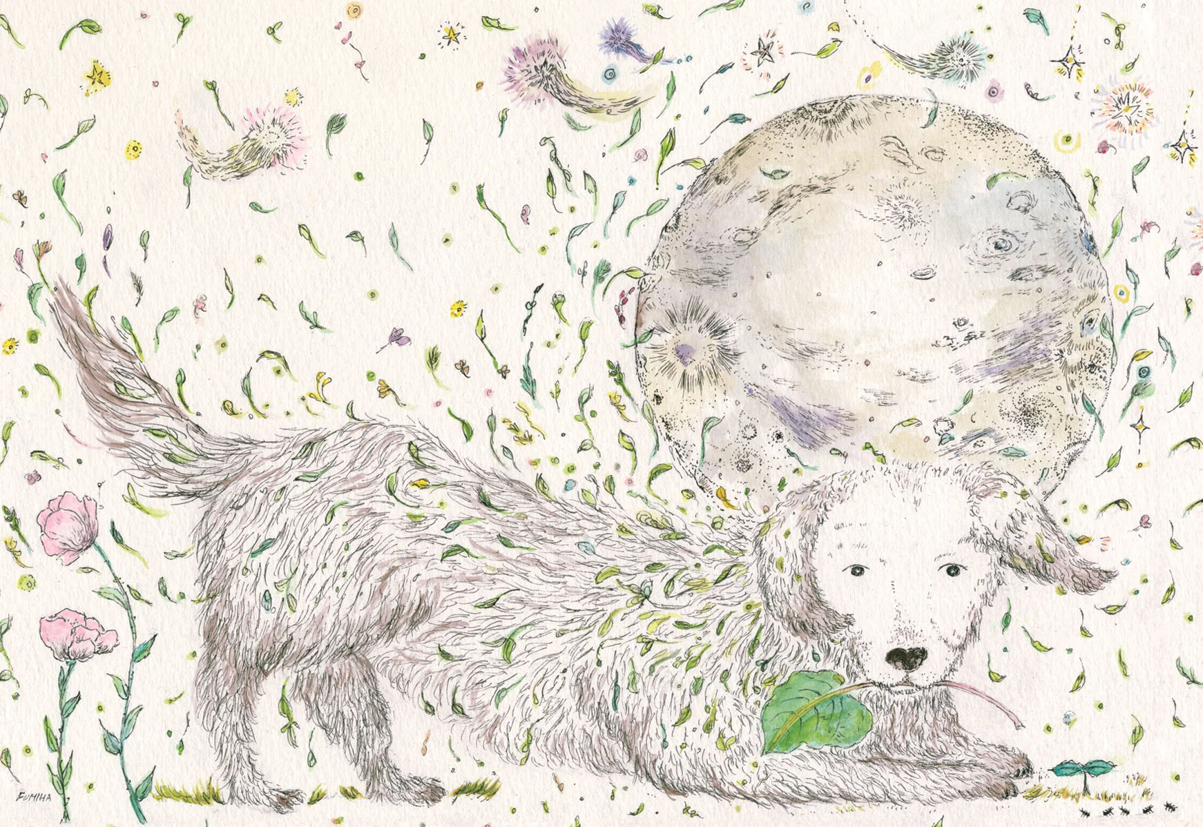 …What burdock say... Be friend with curiosity let it lead to the path. Walk the path with curiosity to see the light. Grow the light to shine so others will shine. Dance together in glow and all will smile in one.