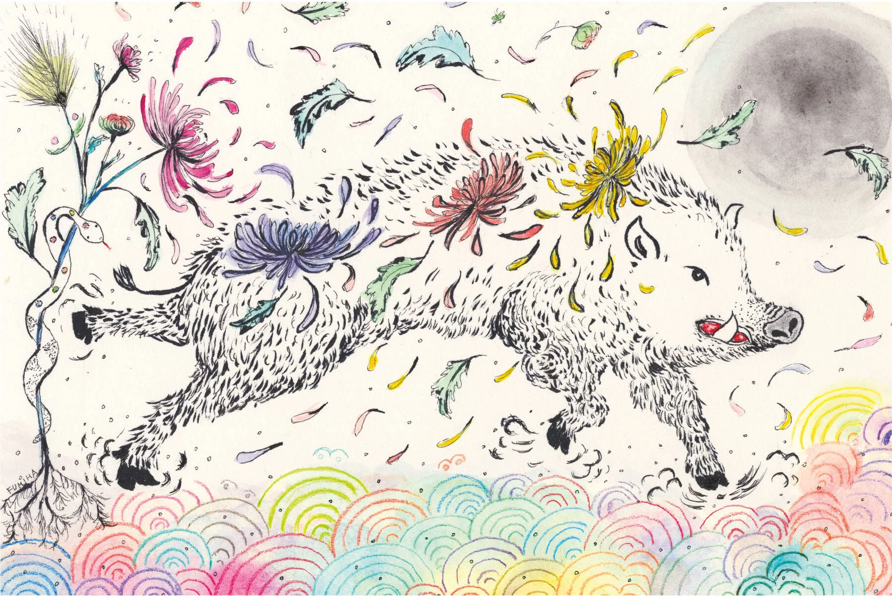 …What chrysanthemum say...Make a commitment  Speak out loud  Let your heart open  Let the spirits guide you  Let the soul hear you  Let the universe catch it  Let your inner light shine  Let the doors open  Make it happen.