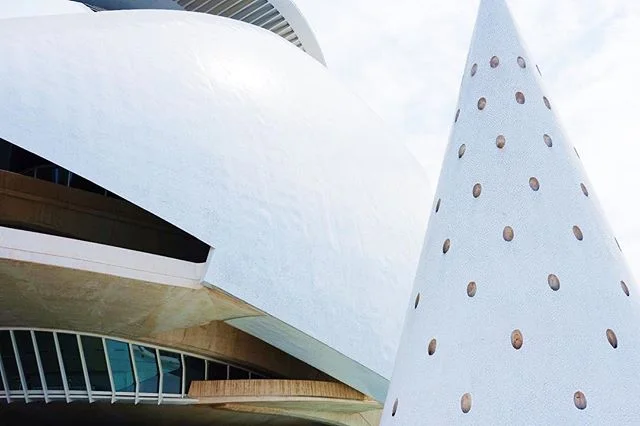 Ciudad de las Artes y las Ciencias is an entertainment-based cultural and architectural complex in the city of Valencia, Spain. It&rsquo;s lovely.