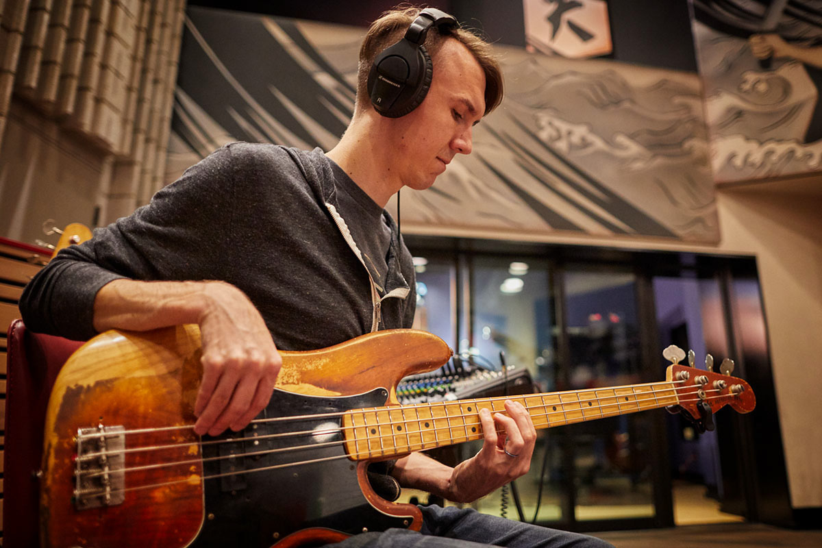 Cooper Appelt tracking at Sphere Studios