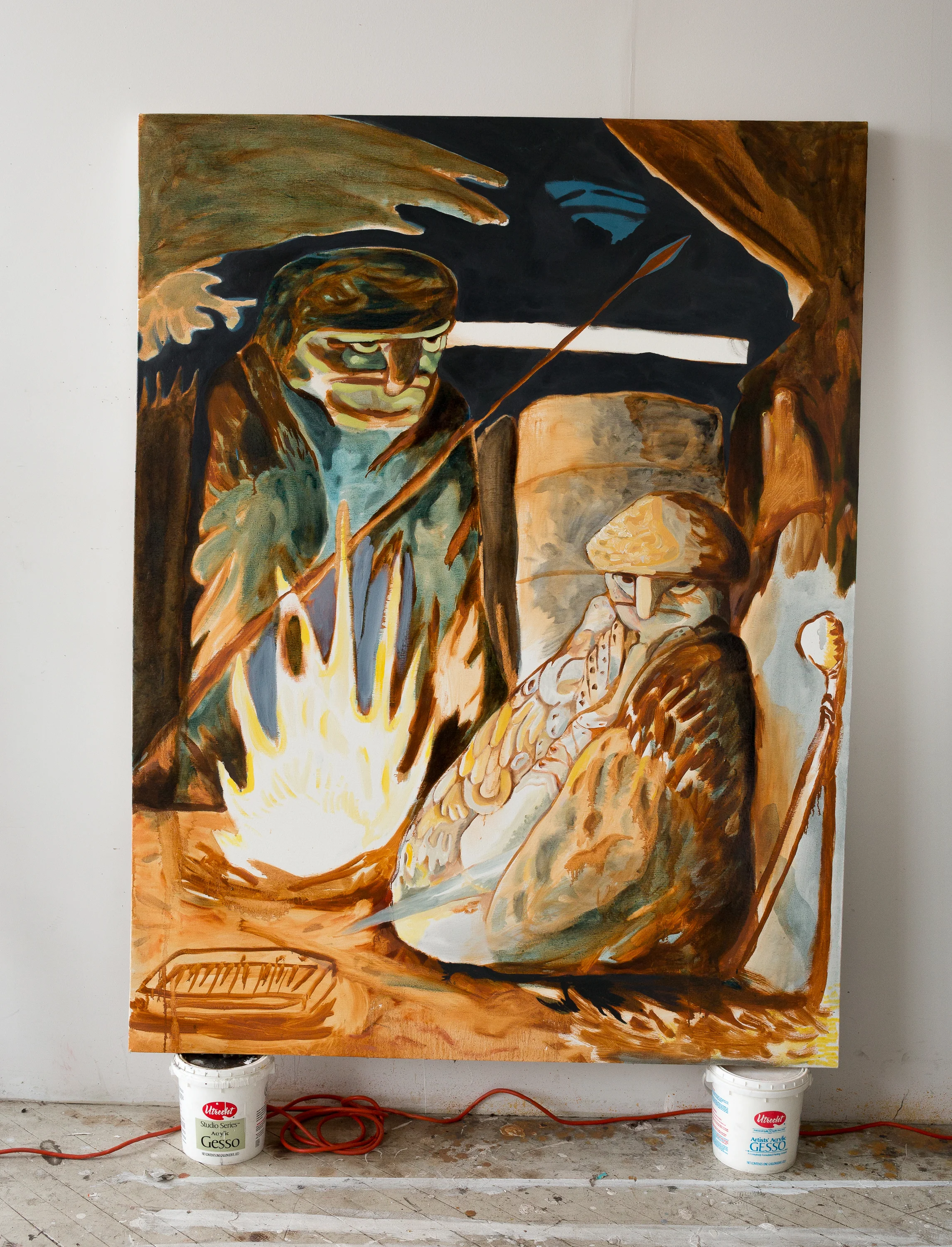PLoT. 71''x54'' Oil on canvas