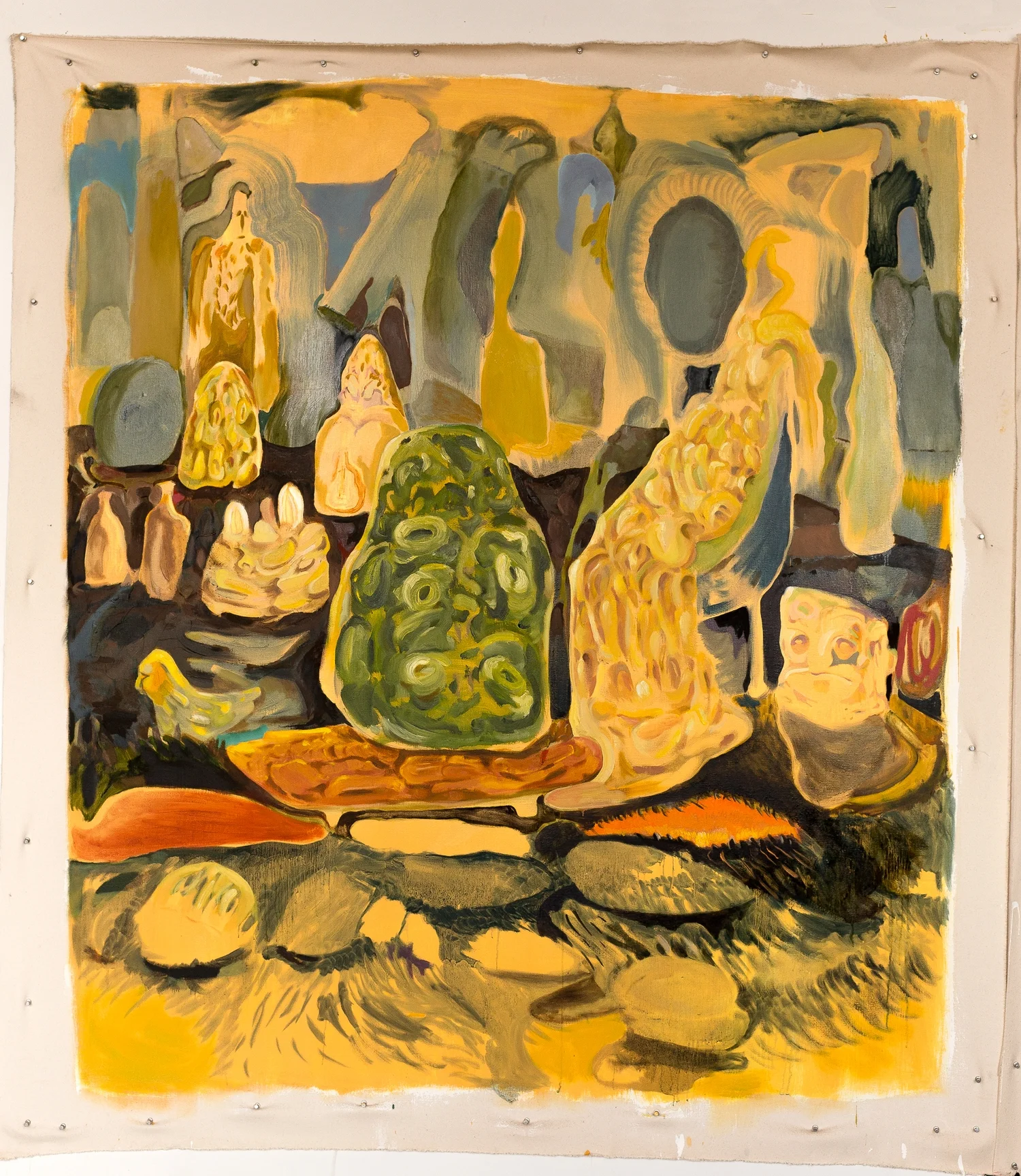FieLD GatheRinG. 70''x64'' Oil on canvas