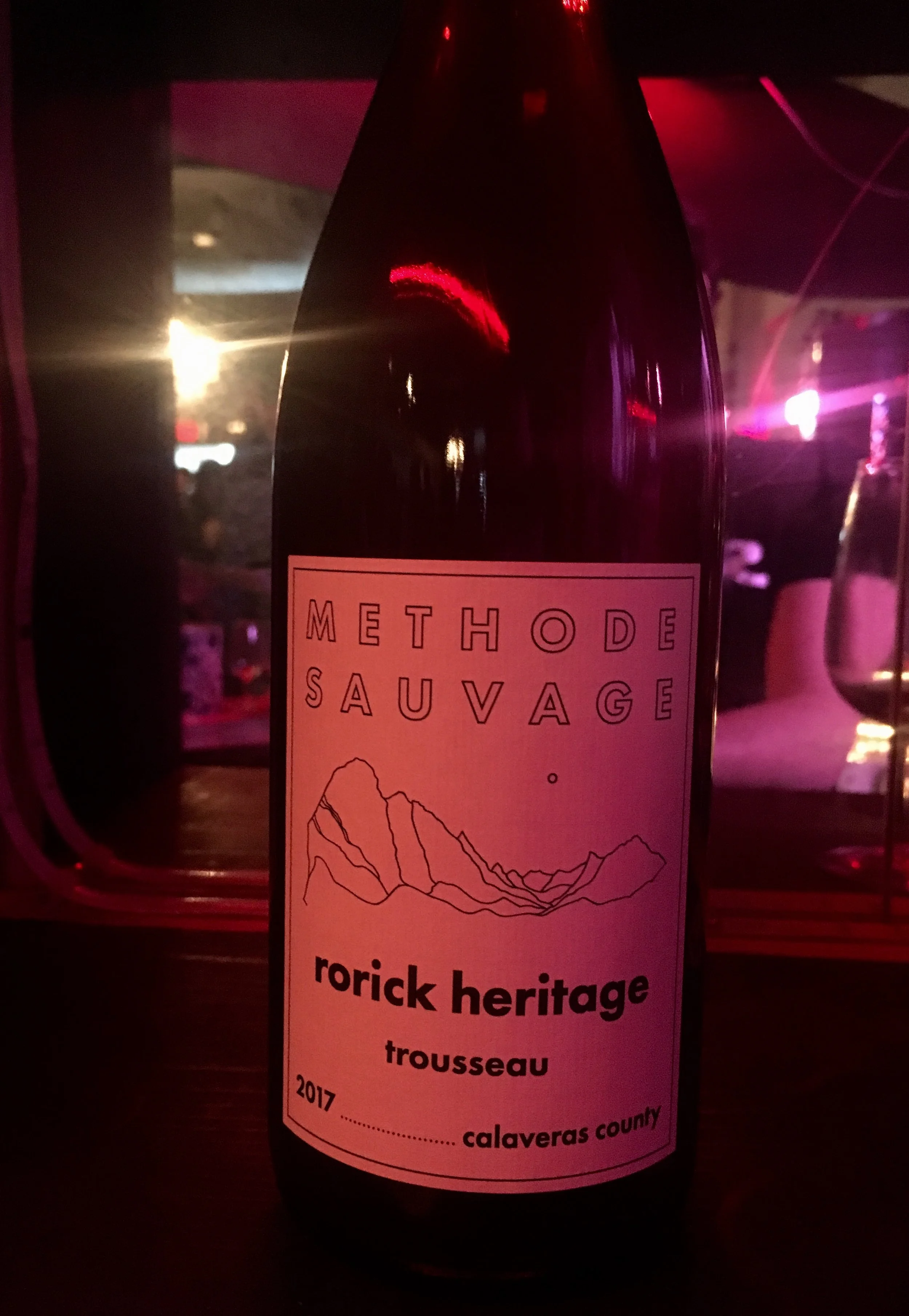 2017 Methode Sauvage Rorick Heritage Trousseau
