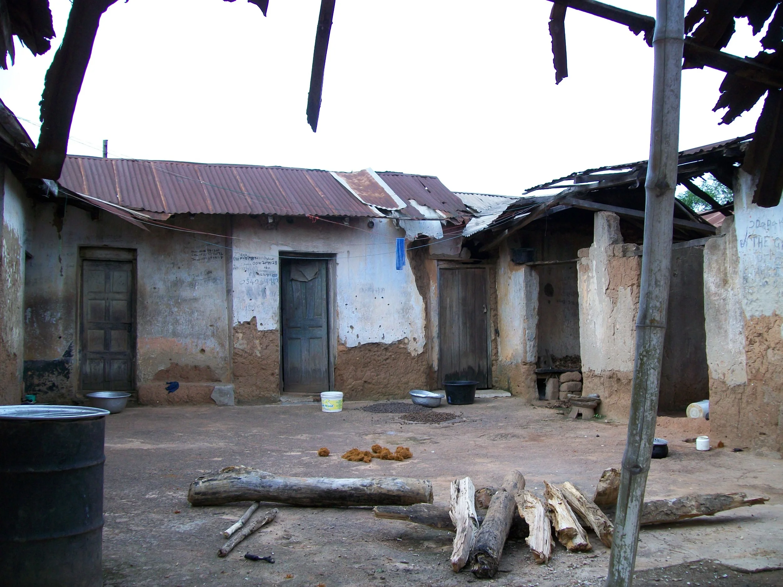 An abandoned home in Ajumako-Techiman, Central Region, Ghana, 2010. Photo by M. Sophia Newman