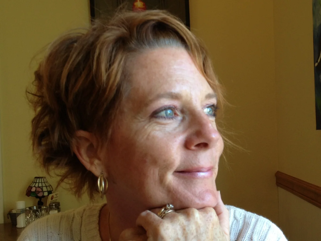 April Brenneman has lived with her husband in Tigard, Oregon for over 30 years where she has home educated and raised her five children. Since the diagnosis of cancer in her youngest child in 2004, she has been on a personal and spiritual quest to understand her son’s medical journey. Her artwork, “Lament 1: A Passionate Expression of Grief or Sorrow” appears in the Fall 2015 Intima.