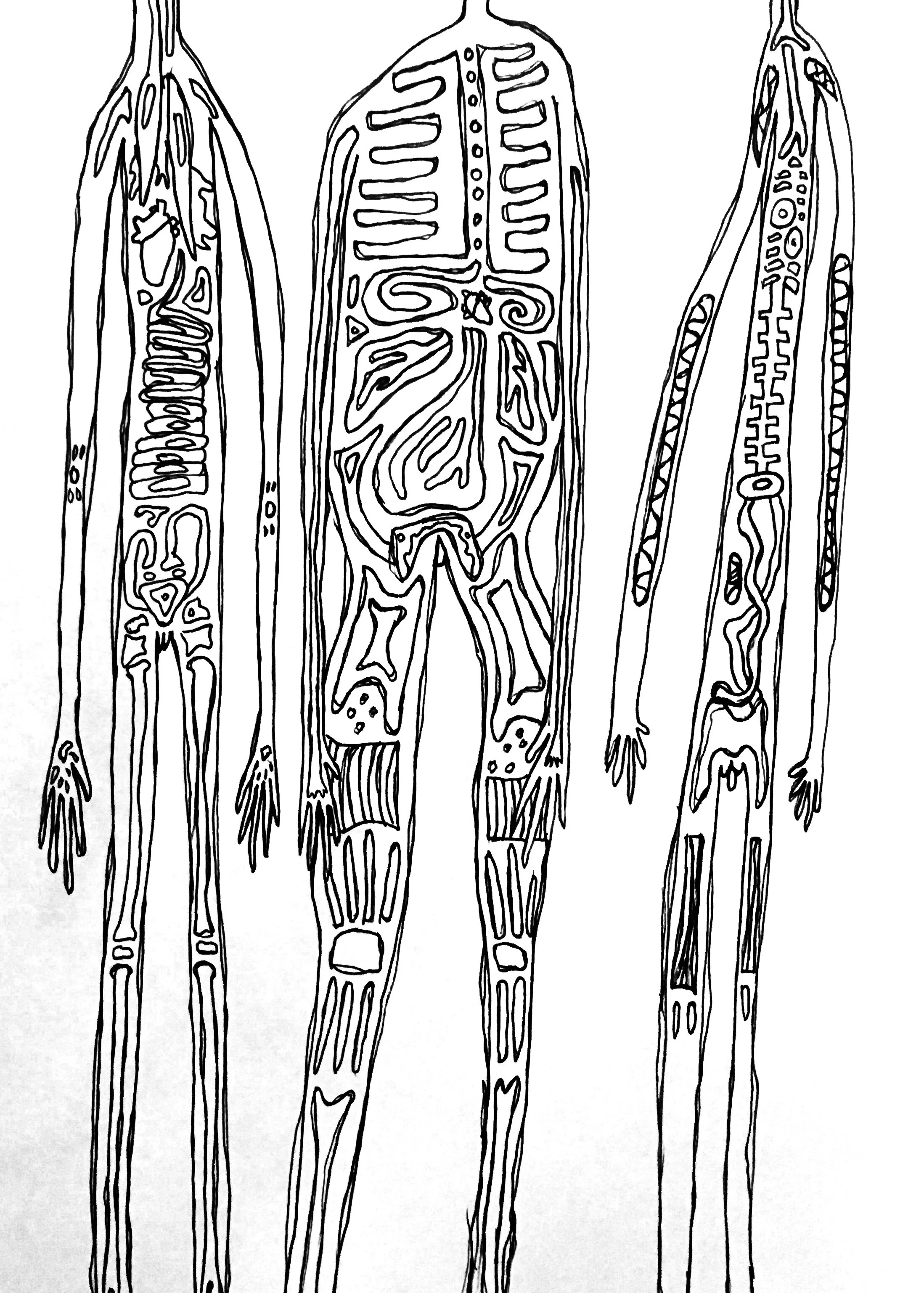 Body Dysmorphia Blog Intima Mine personal sketch pen drawing body dysmorphia eating issues. body dysmorphia blog intima