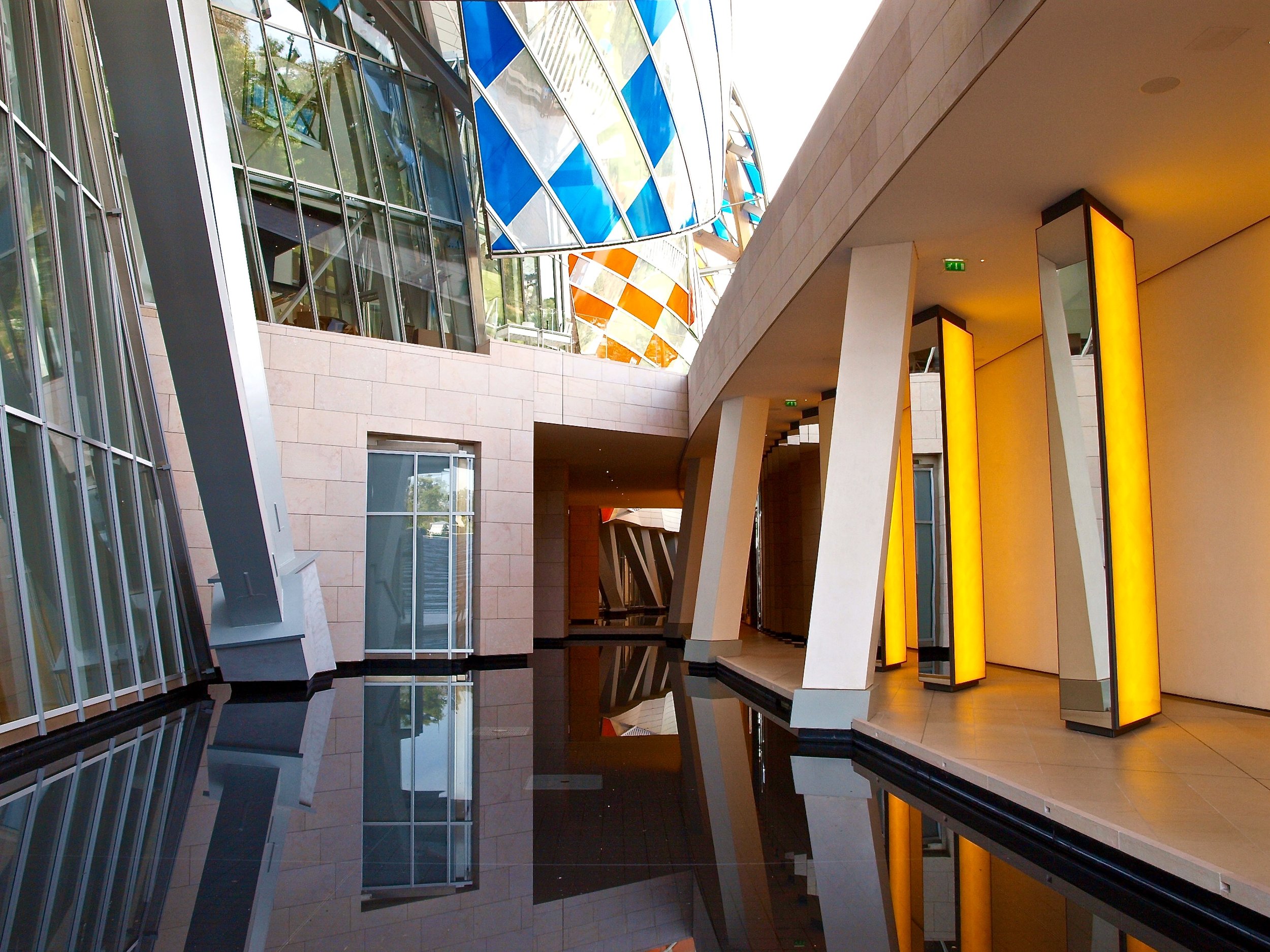 Daniel Buren's 'Observatory of Light' at the Fondation Louis Vuitton, 2016-05-09