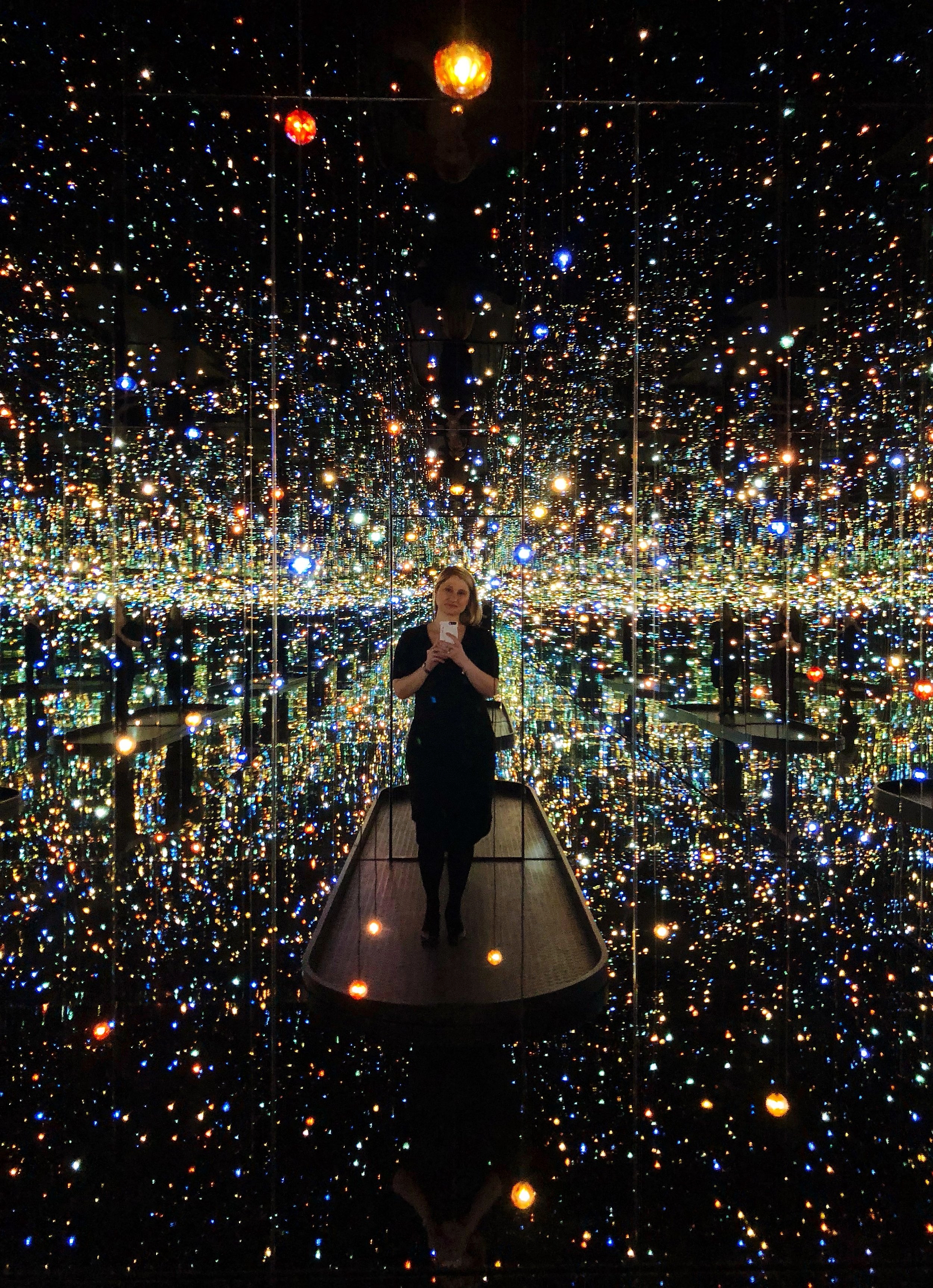 Yayoi Kusama's infinity rooms are on magnificent display at the