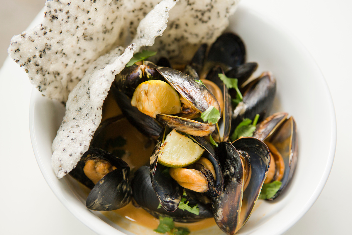 Panang Curry Mussels