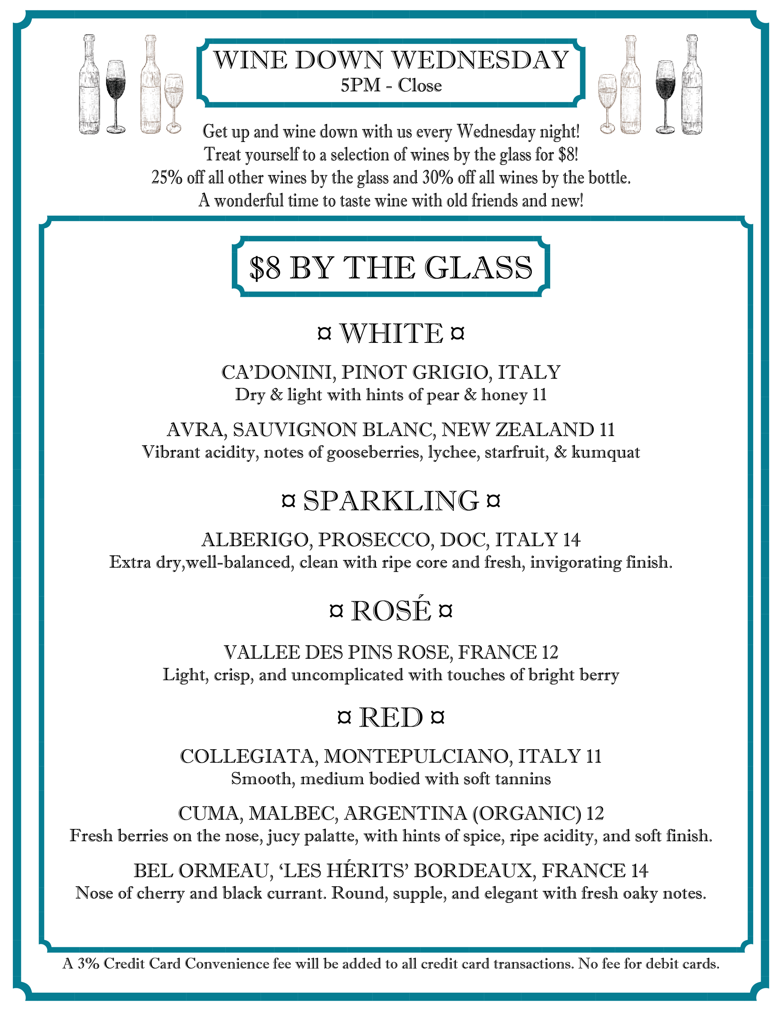 WINE DOWN WEDNESDAY — ONIEALS