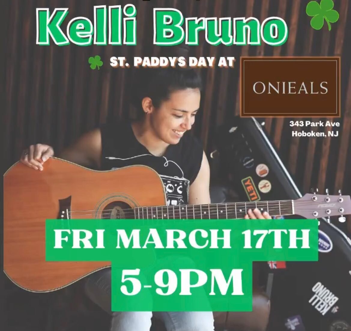 ☘️ Live Music 5pm - 9pm☘️ @kellibrunomusic ☘️ #stpatricksday ☘️ We open at 10am! ☘️ #irishbreakfast &amp; #cornedbeef all day! ☘️