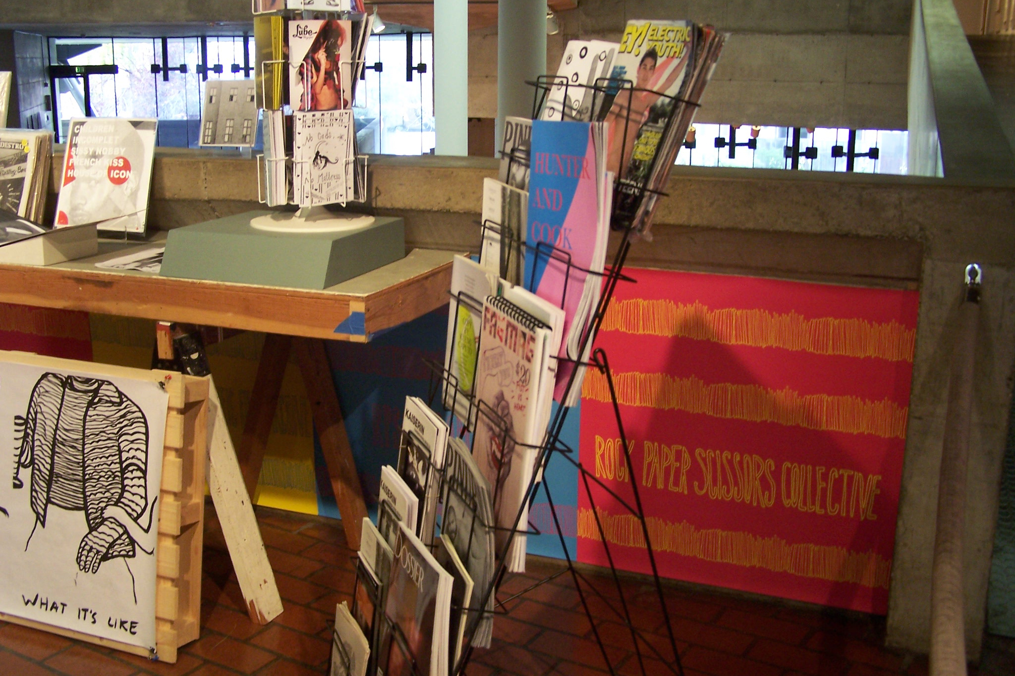 (Above) Zine Mart