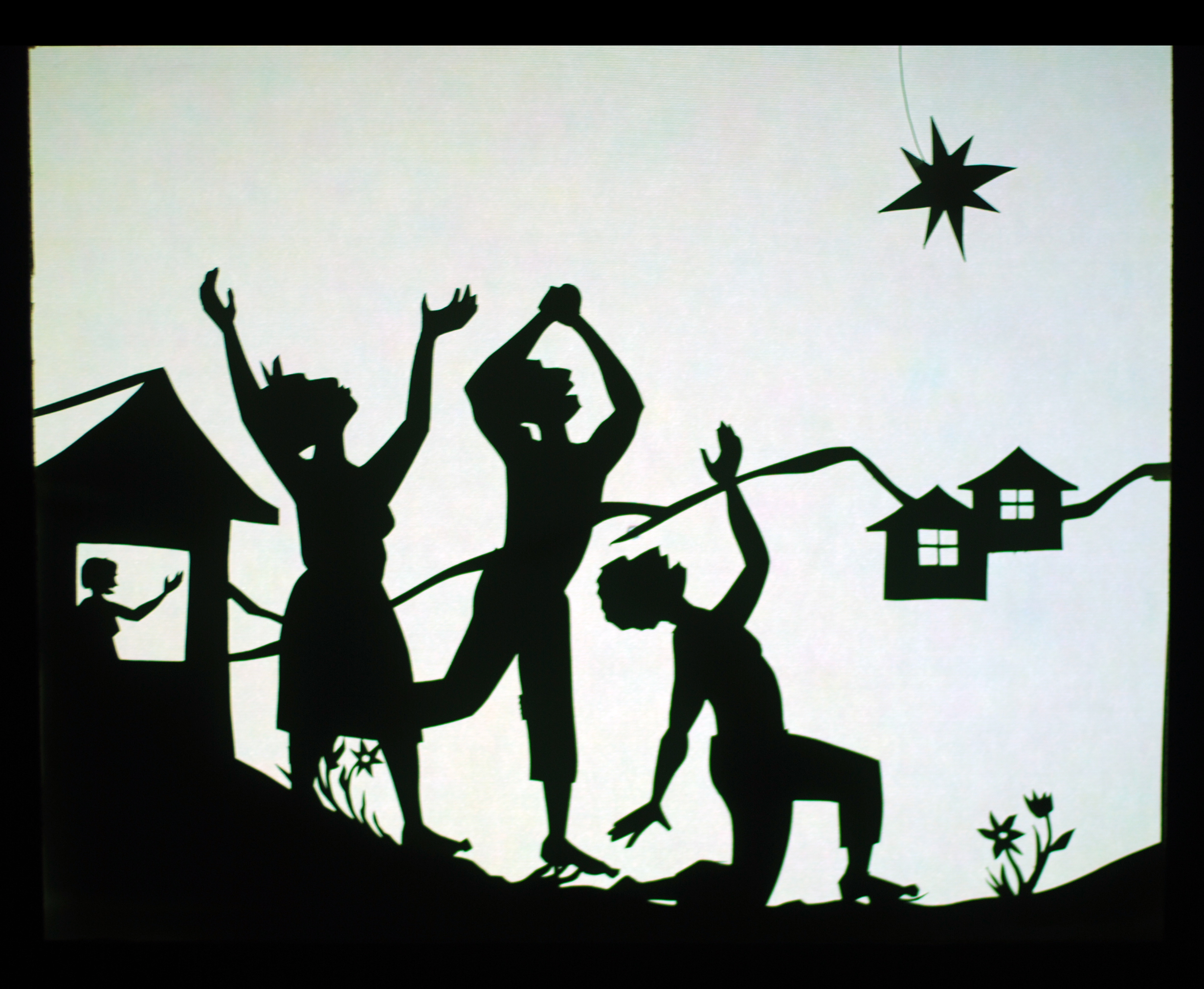  (Above)&nbsp;Shadow puppets created for the  Shadow Puppet Workshop 's demonstration at the Kennedy Center, telling the story of Harriet Tubman. 