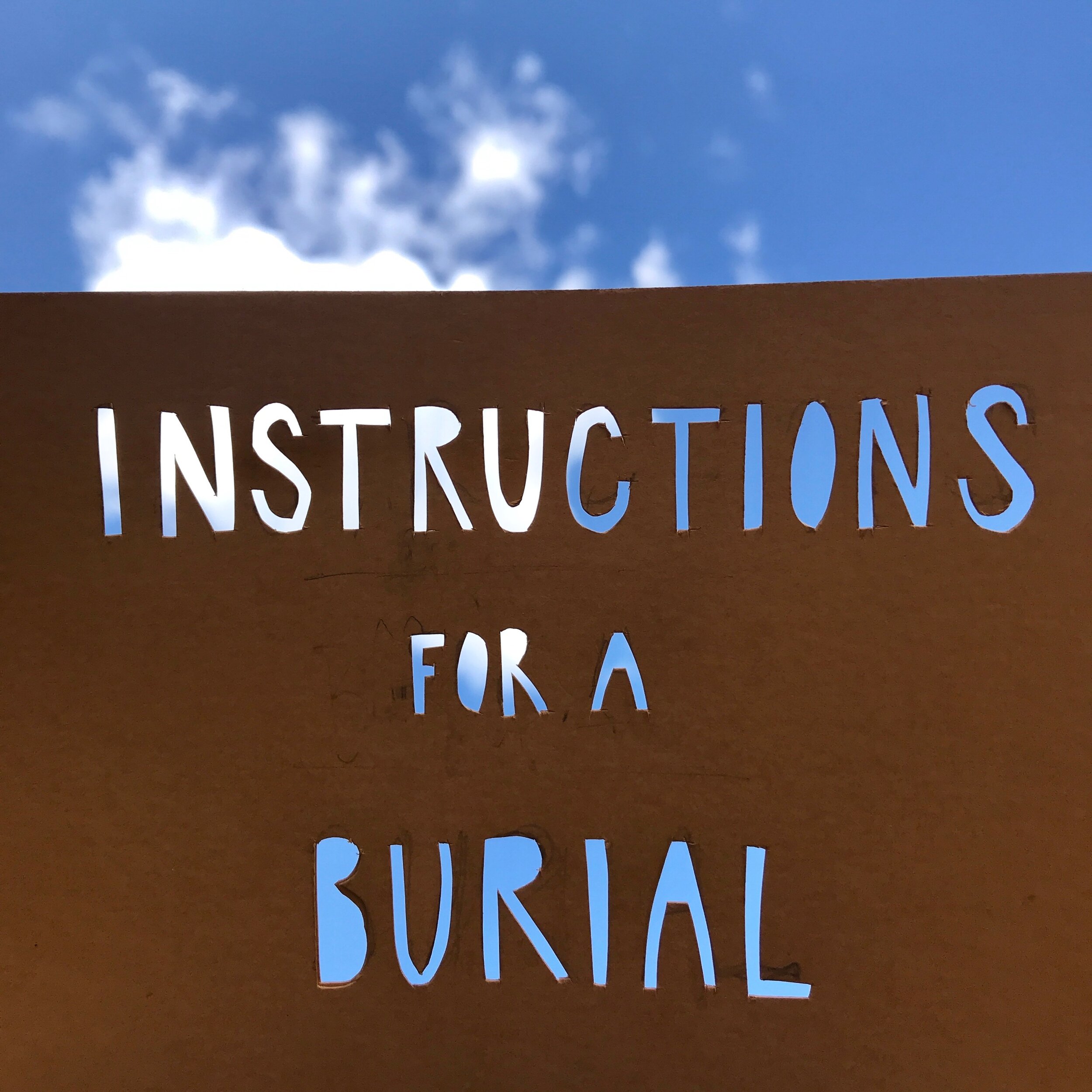 Instructions for a Burial Podcast