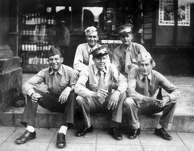 Some Marines on liberty.