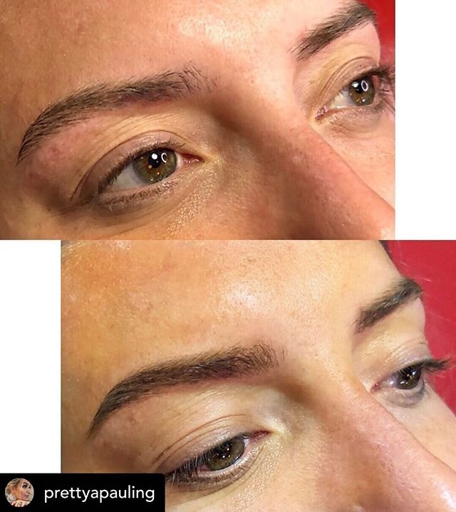 Did you know we do microblading by appt?? Posted @withregram &bull; @prettyapauling Like all she&rsquo;s wearing is a little brow pencil.. without the brow pencil! ✏️ This was the first session for @toriigami at @mastertattoo1949 pre - lockdown 🚨
-
