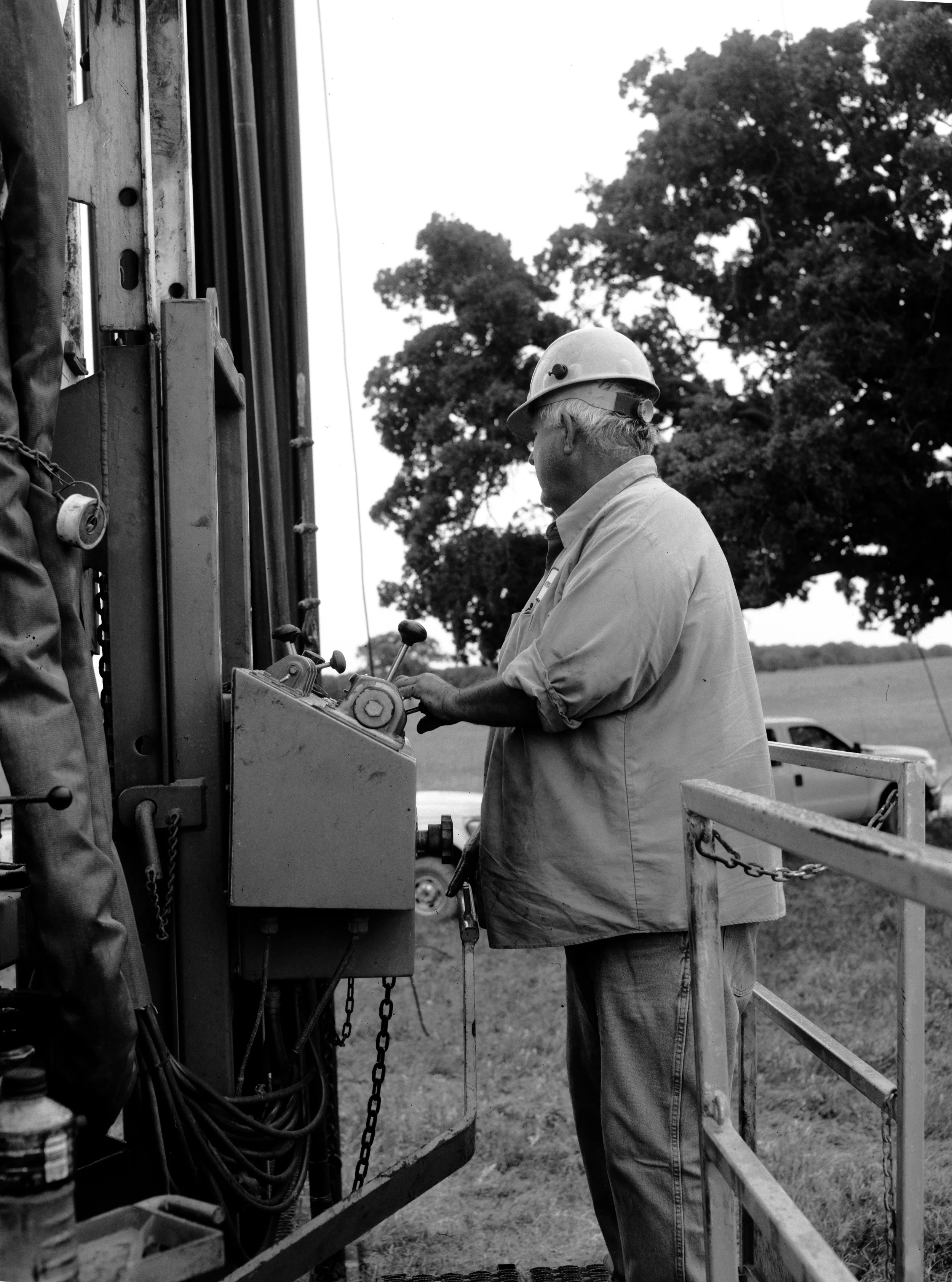 4x5 film taken in the oil fields of West Texas. 