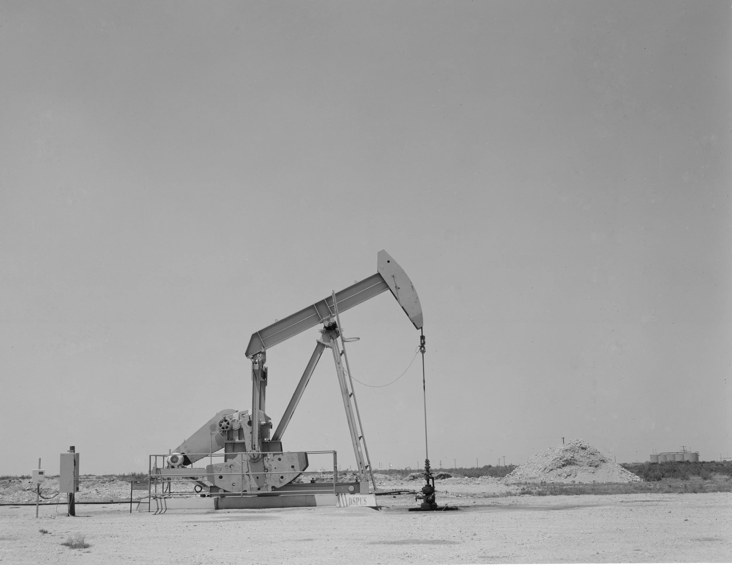 4x5 film taken in the oil fields of West Texas. 