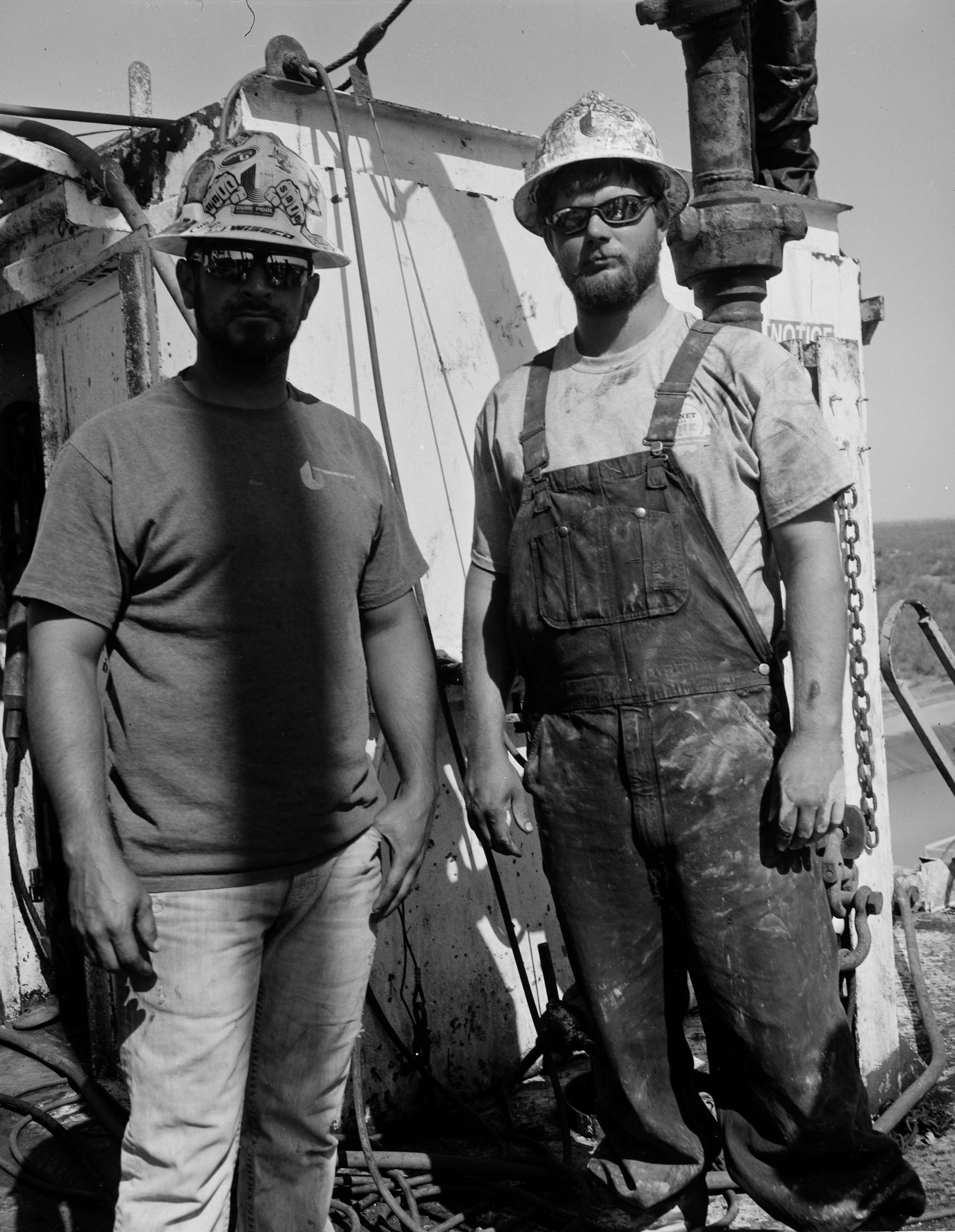 4x5 film taken in the oil fields of West Texas. 