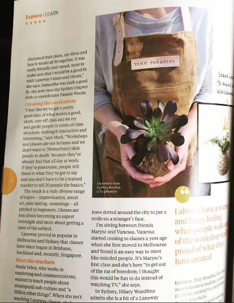 Our moment of fame in Jetstar Magazine in April.
