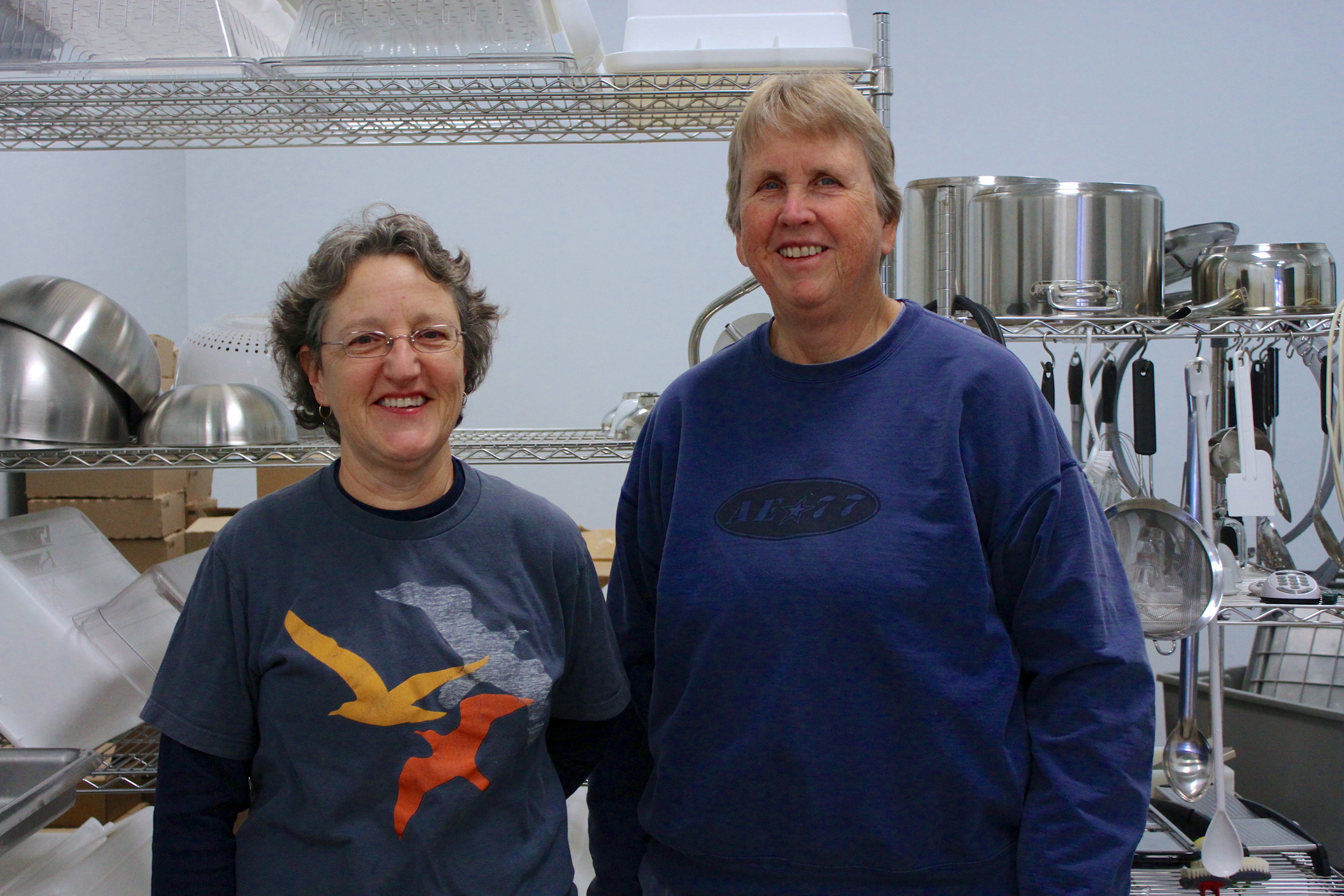 Debbie Donnald (left) and Audrey Lin of Two Chicks Farm
