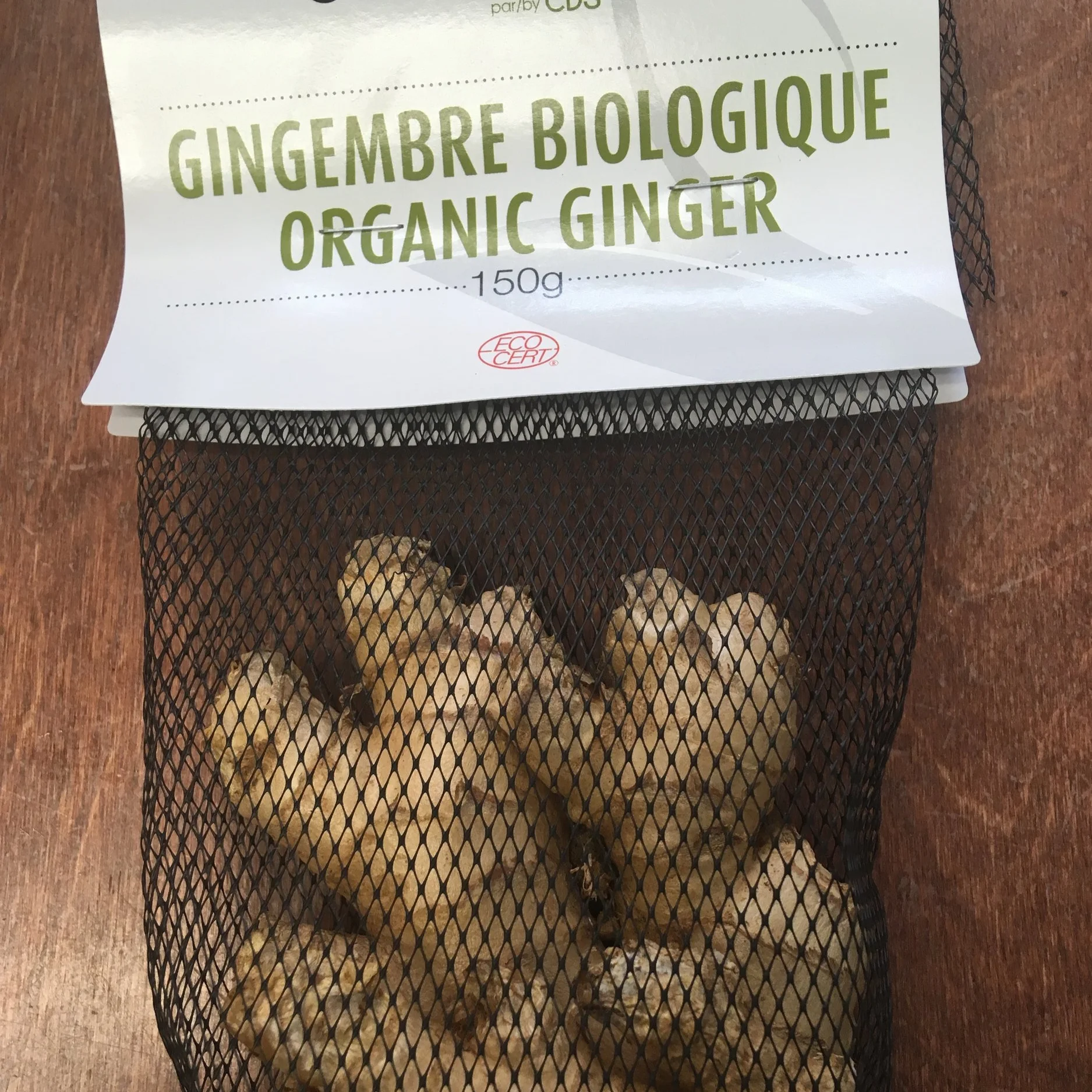 Gingembre $4.50