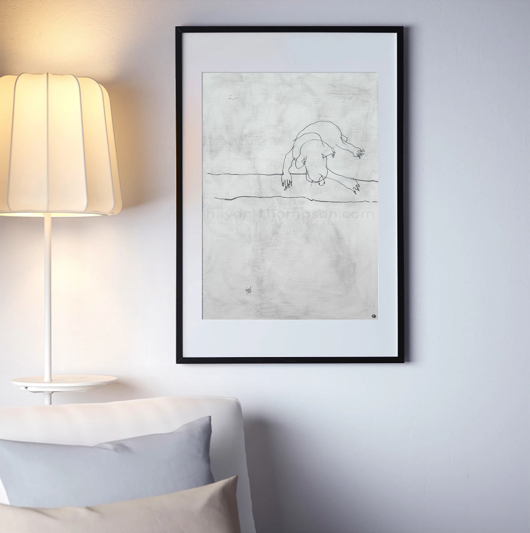 Photo Frame (Dog On Top Step - Portrait - BLACK).jpg