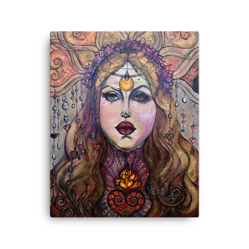 Empress of hearts Canvas print.jpeg