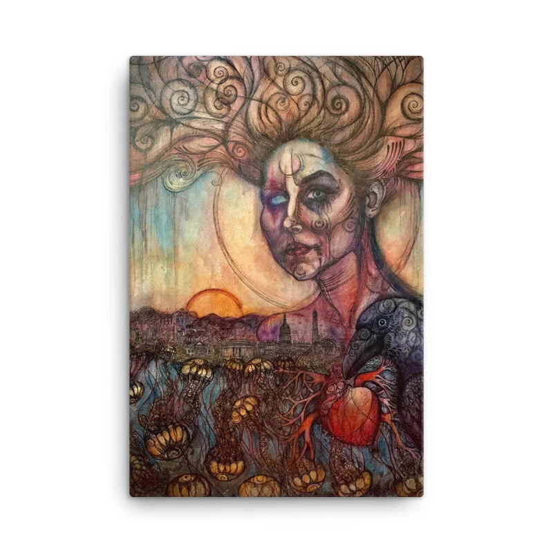 Warming Waters, Canvas Print.jpeg