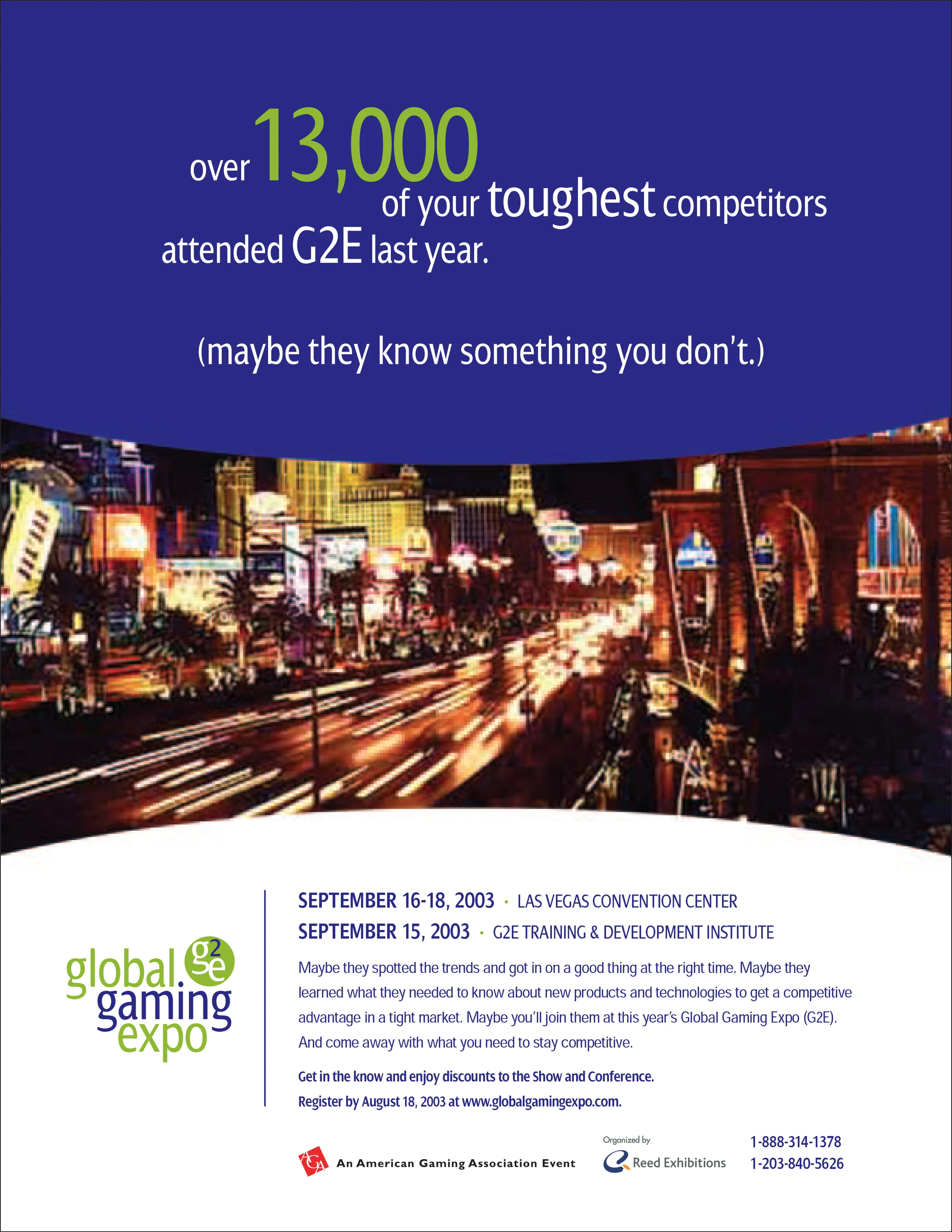 Global Gaming Expo Print Campaign 1