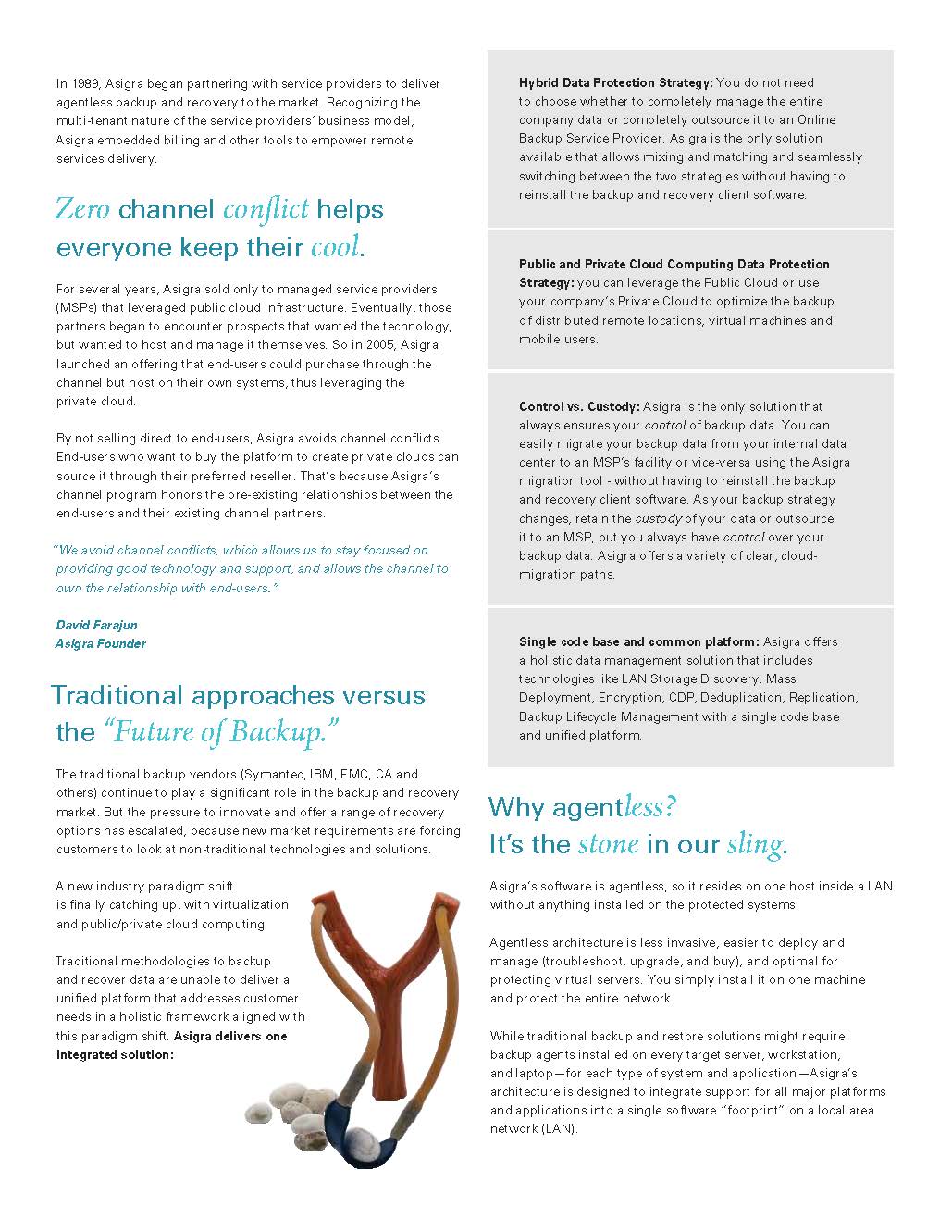 The Asigra Story Brochure