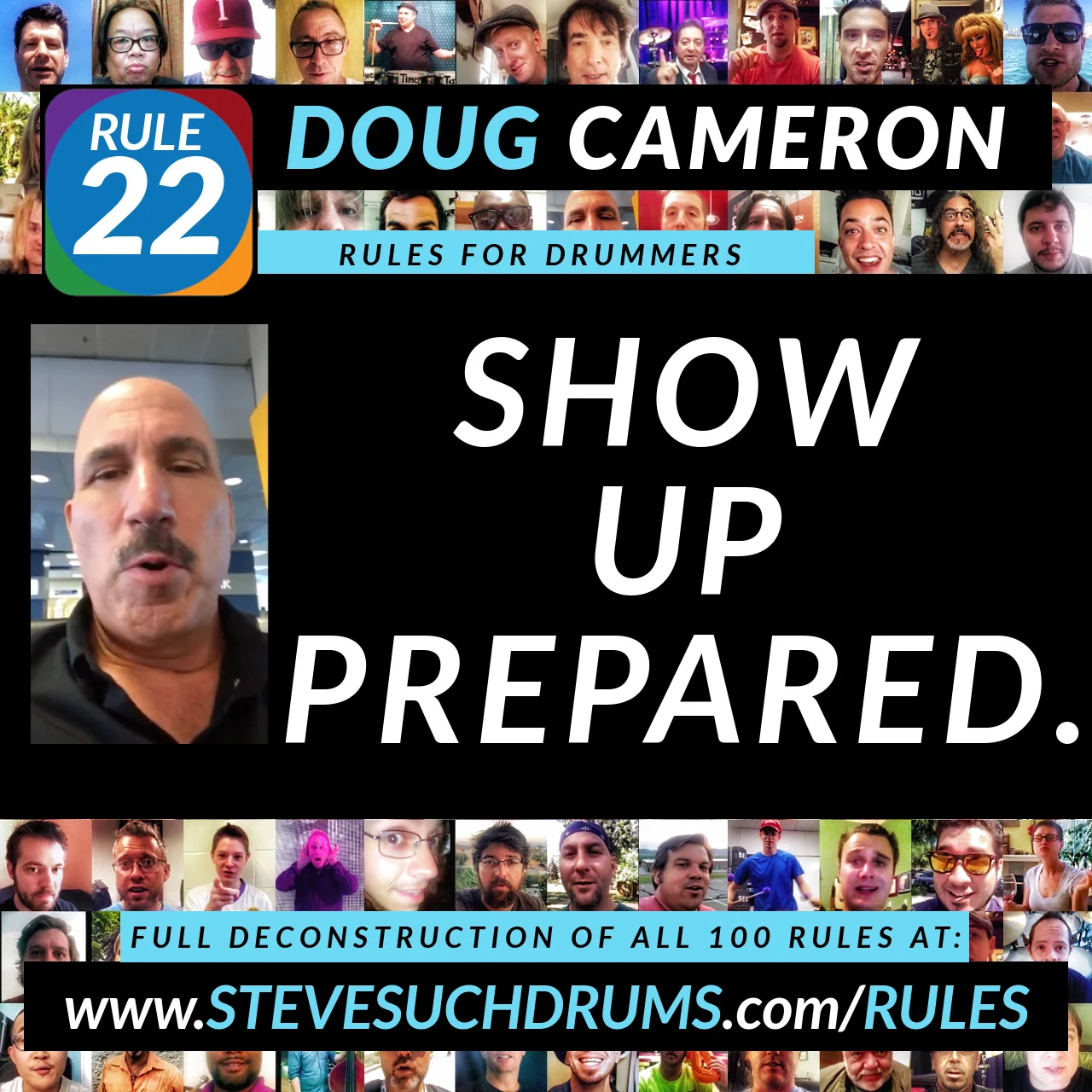 RULE 22: SHOW UP PREPARED