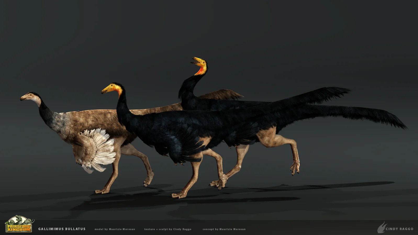 Prehistoric Kingdom Gallimimus bullatus