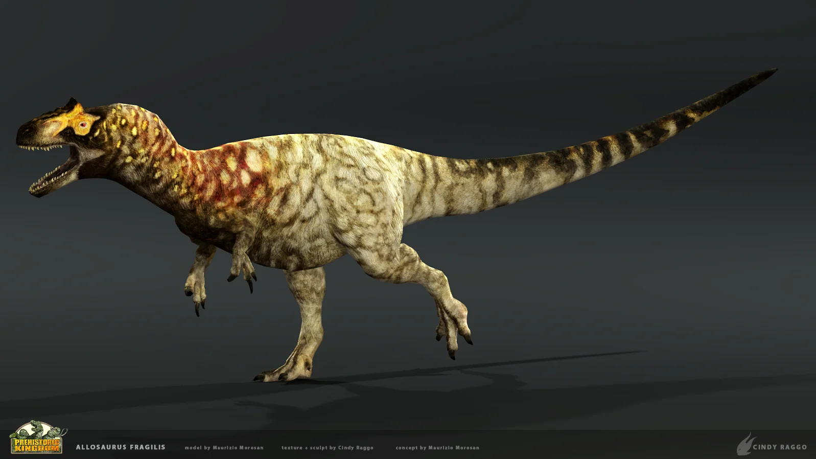Prehistoric Kingdom Allosaurus fragilis