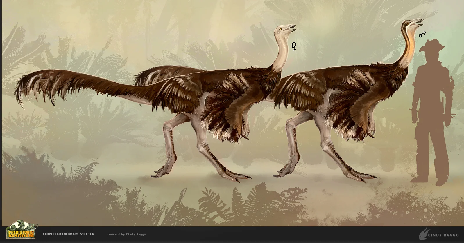 Prehistoric Kingom: Ornithomimus velox