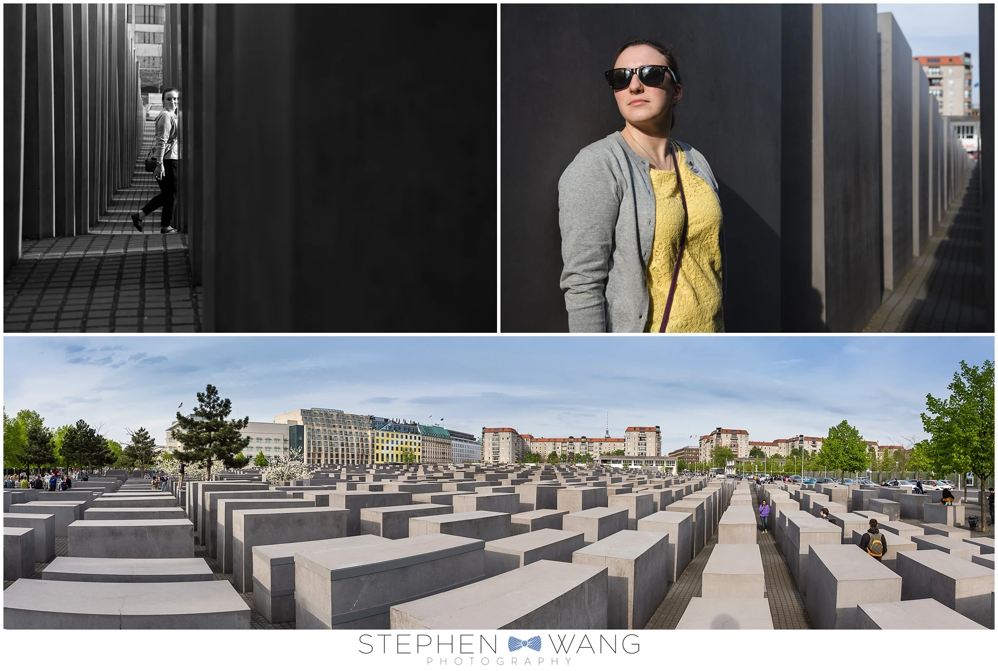 At the Holocaust Memorial, you can wander through hundreds of pillars that vary in height. The memorial's artist offers no specific explanation for the design, purposely leaving the interpretation of the memorial to the individual experiencing it.