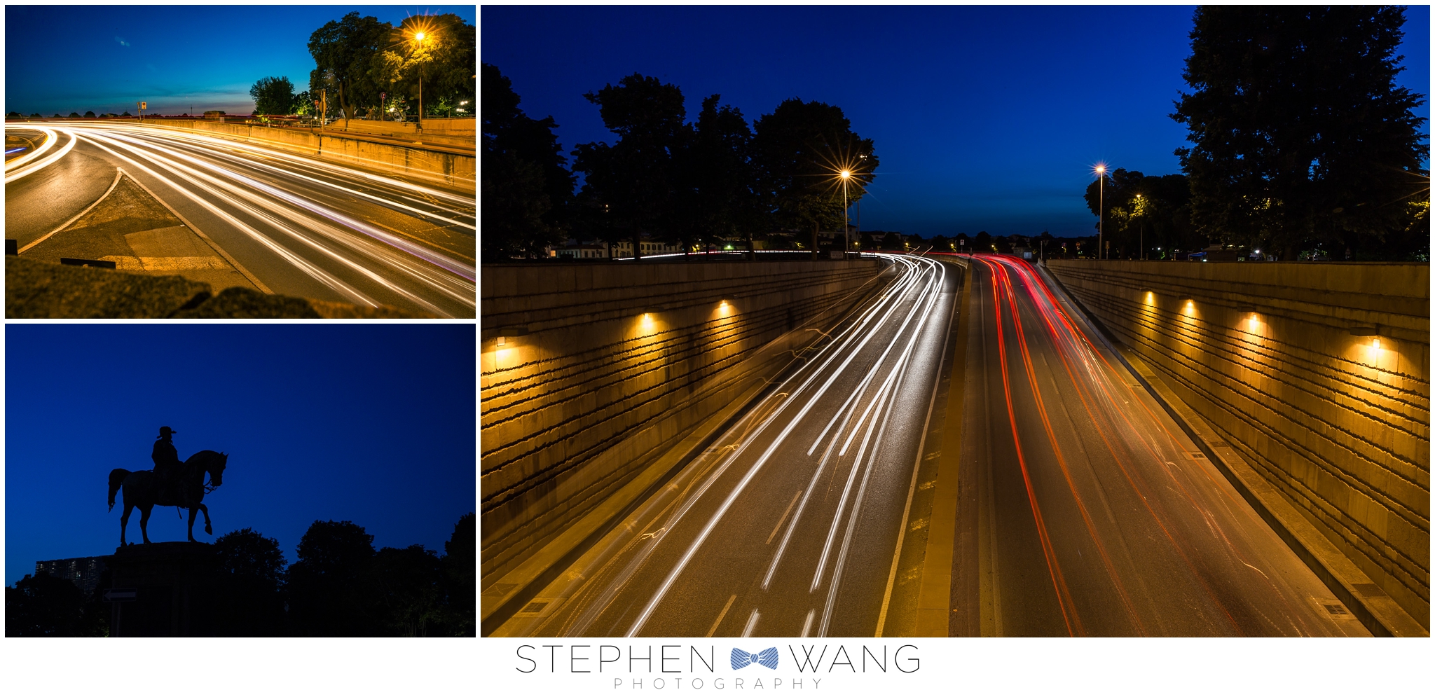 A few more photos around dusk. I'm always a sucker for some light trails.