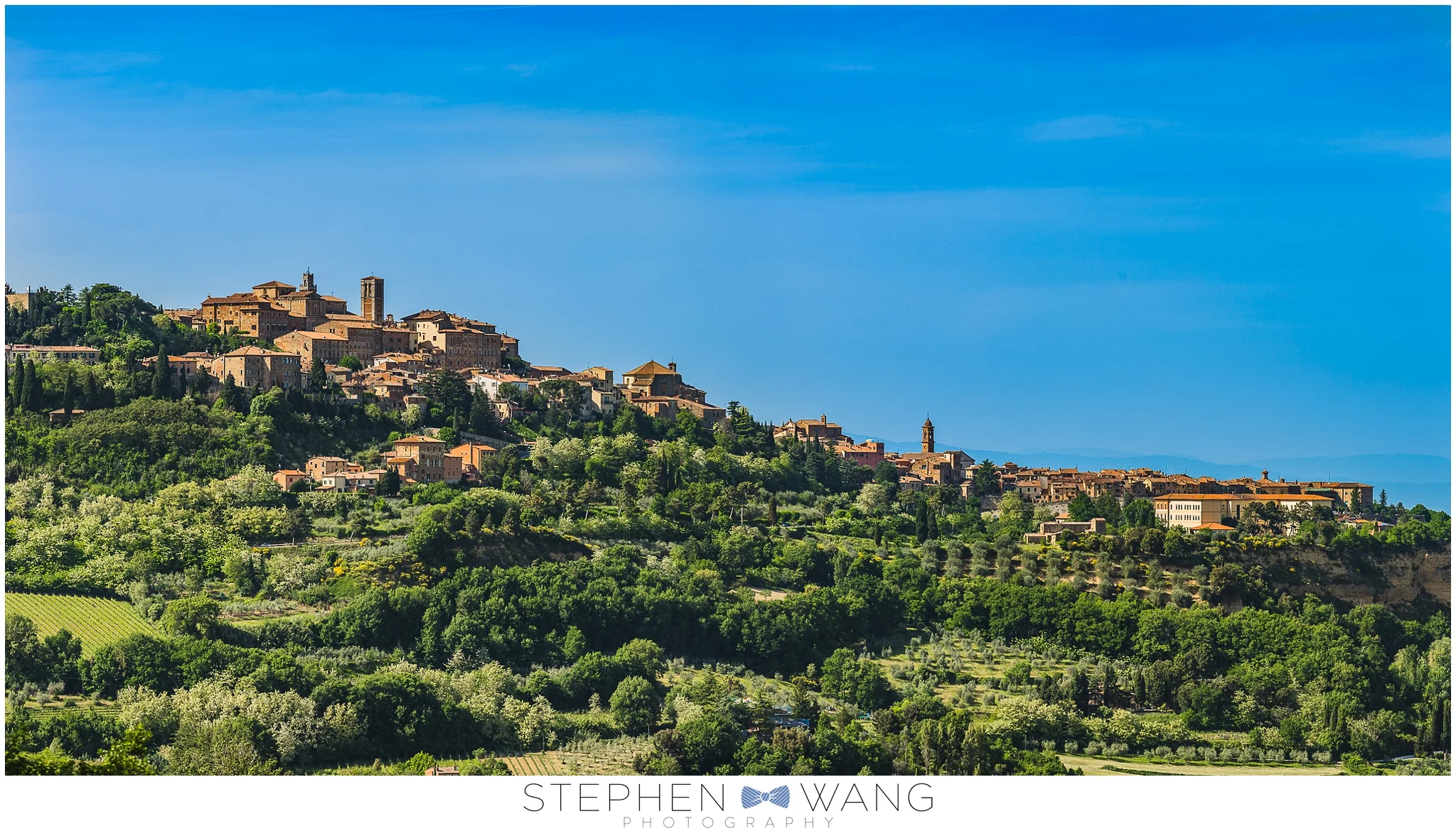Hilltop villages in Tuscany were some of the most picturesque parts of driving around the countryside. I don't remember exactly where we were, but Danielle was a good sport putting up with me wanting to stop the car every couple miles for a photo. There are simply too many good views!
