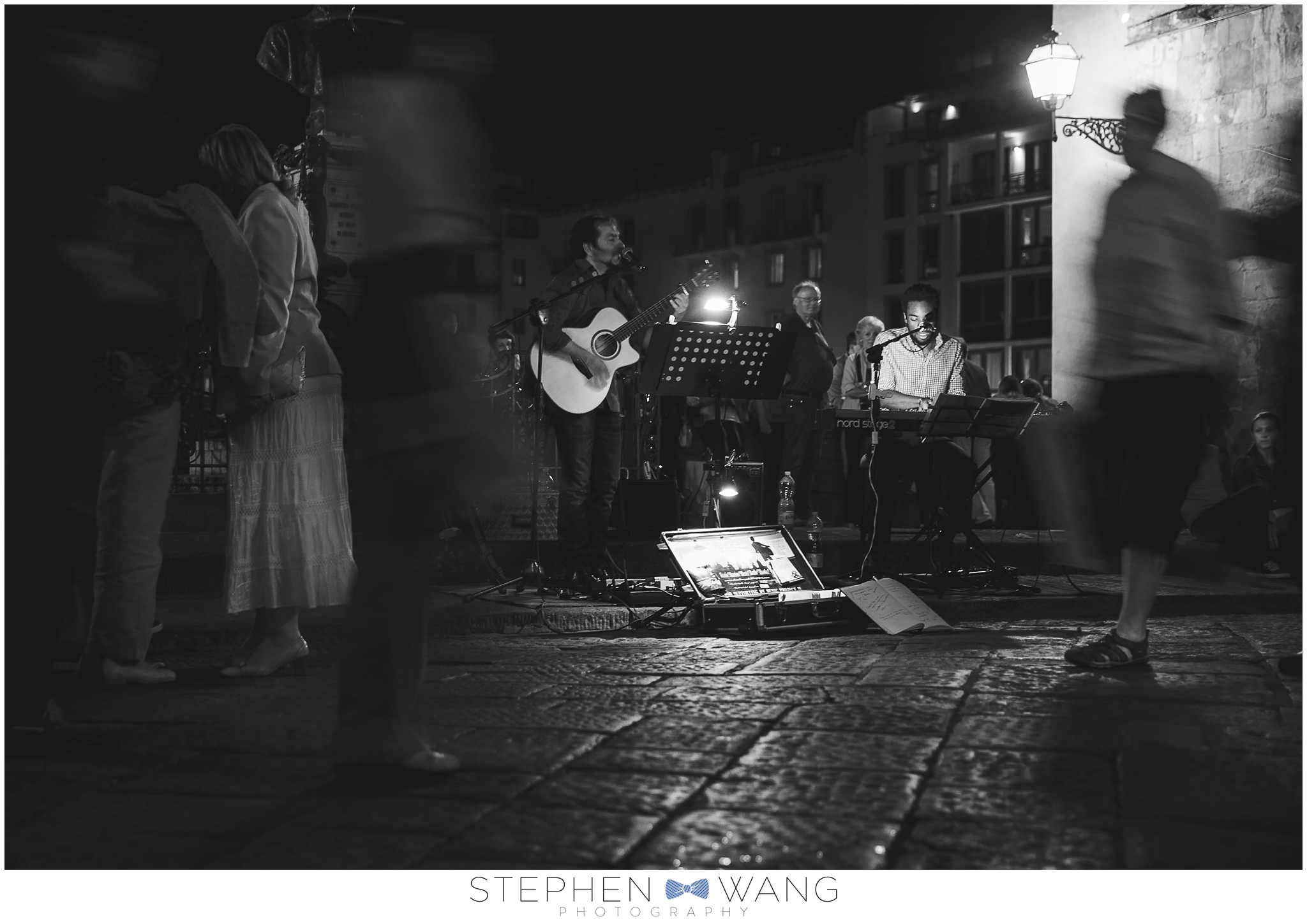 We sat and enjoyed some local musicians on the Ponte Vecchio for a while on our way back from exploring the city.